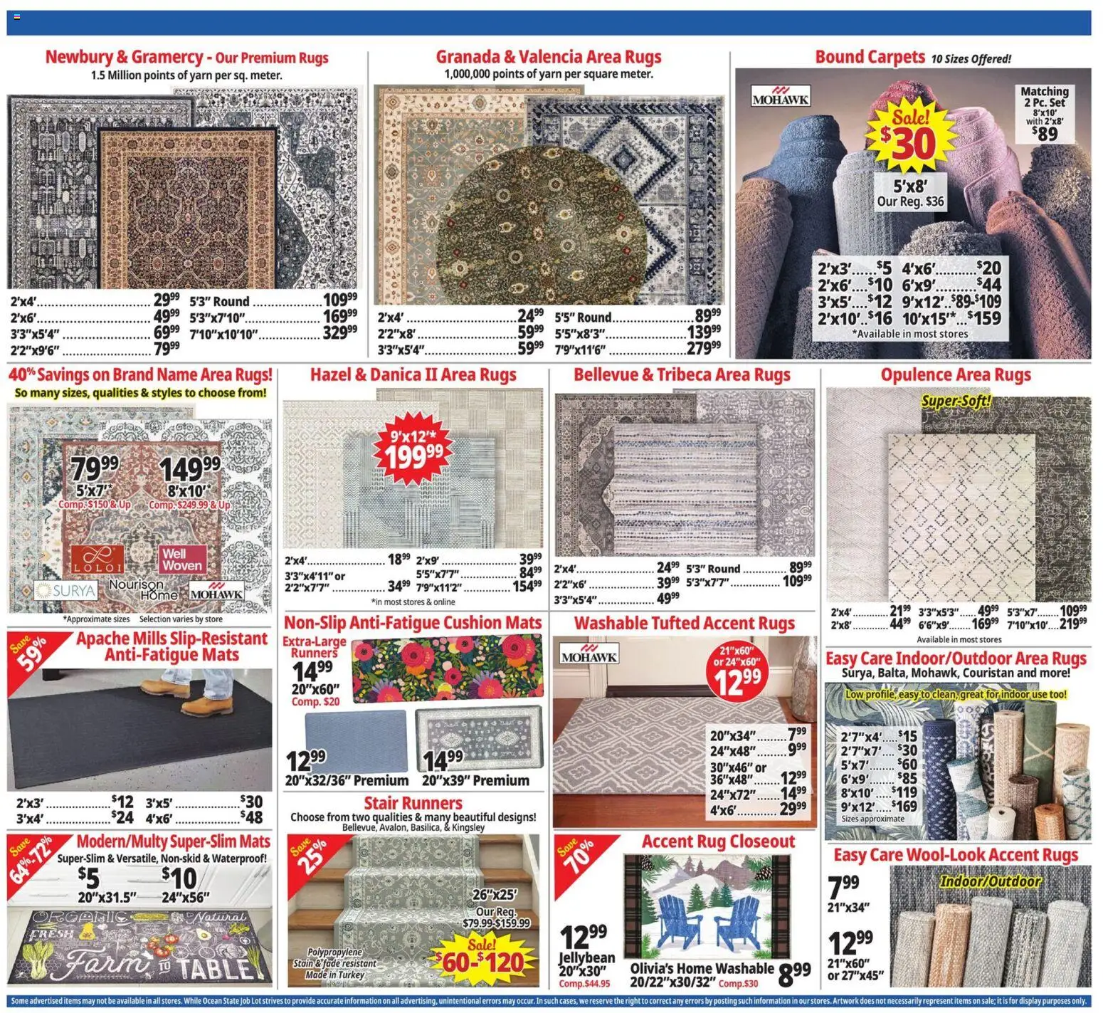 Ocean State Job Lot Weekly Ad - valid from 08.01.2026 | Page: 6 | Products: Table, Yarn, Cushion