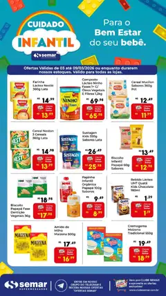 Semar Supermercado ofertas Cuidado Infantil - Pré-Visualização do folheto da loja Semar Supermercado, válido de 03.03.2026