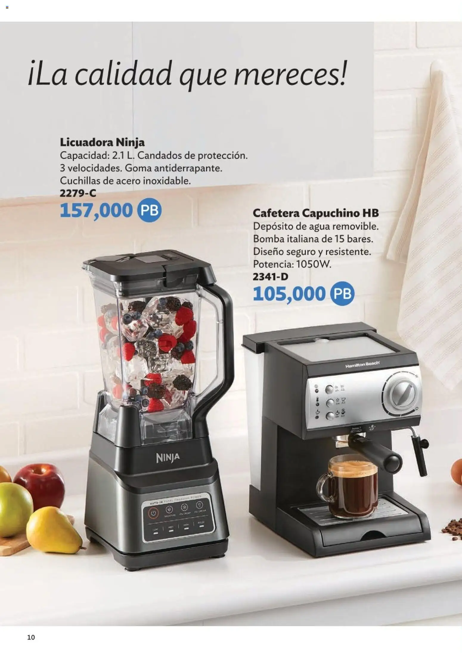 Nuevas ofertas de Betterware válidas en toda la República Mexicana desde el 05.01.2026. ¡Encuentra las mejores ofertas en Betterware Catálogo de Premios! | Página: 10 | Productos: Agua, Licuadora, Cafetera