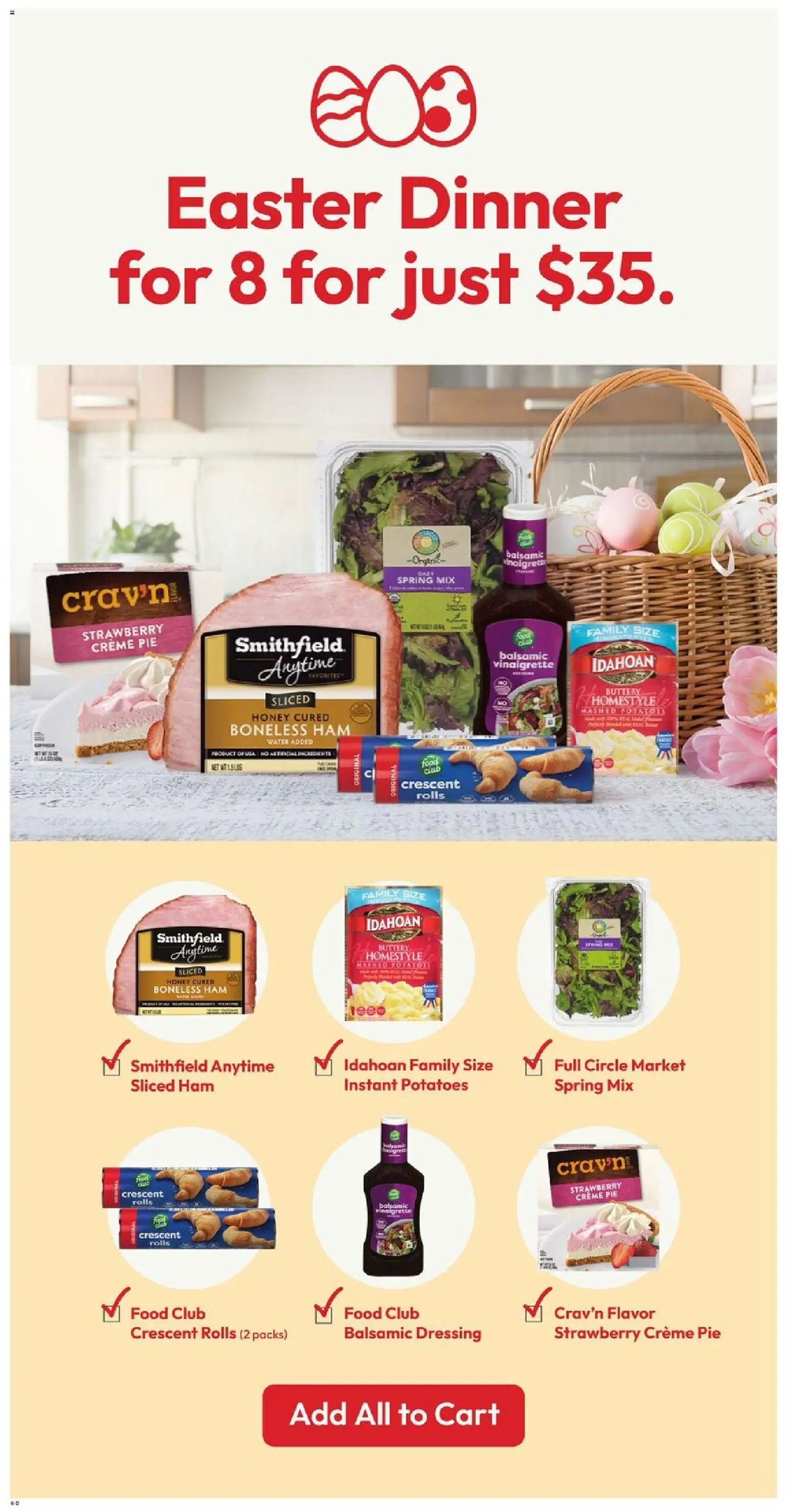 Stater Bros Weekly Ad - valid from 18.03.2026 | Page: 6 | Products: Ham, Potatoes, Water