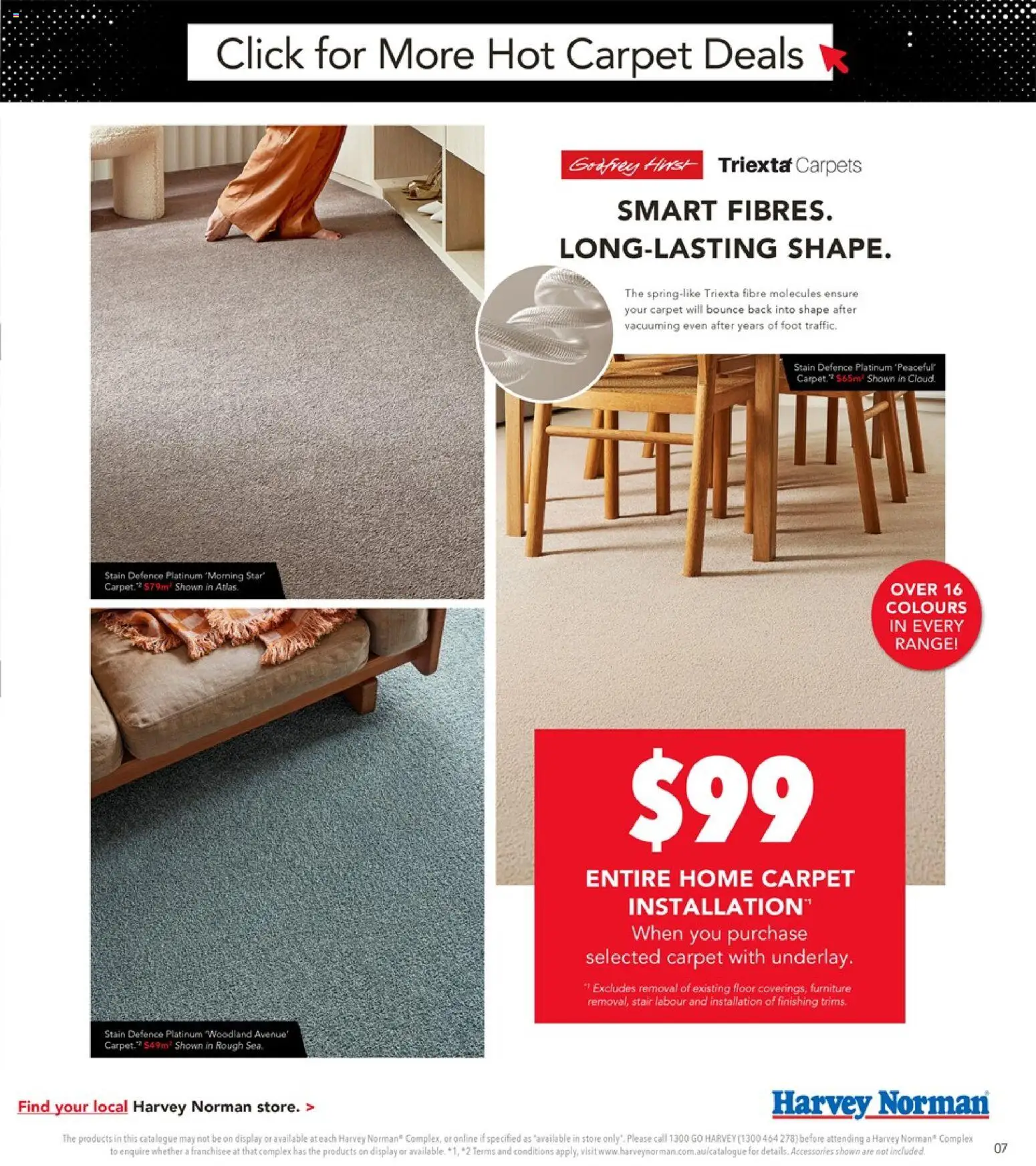 Harvey Norman catalogue - valid from 13.11.2025 | Page: 7 | Products: Carpet, Accessories