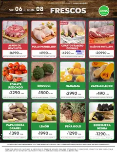 Vista previa Jumbo ofertas Neuquén válido desde el 06.03.2026 | Página: 6 | Productos: Zapallo, Papa, Tomate, Limón