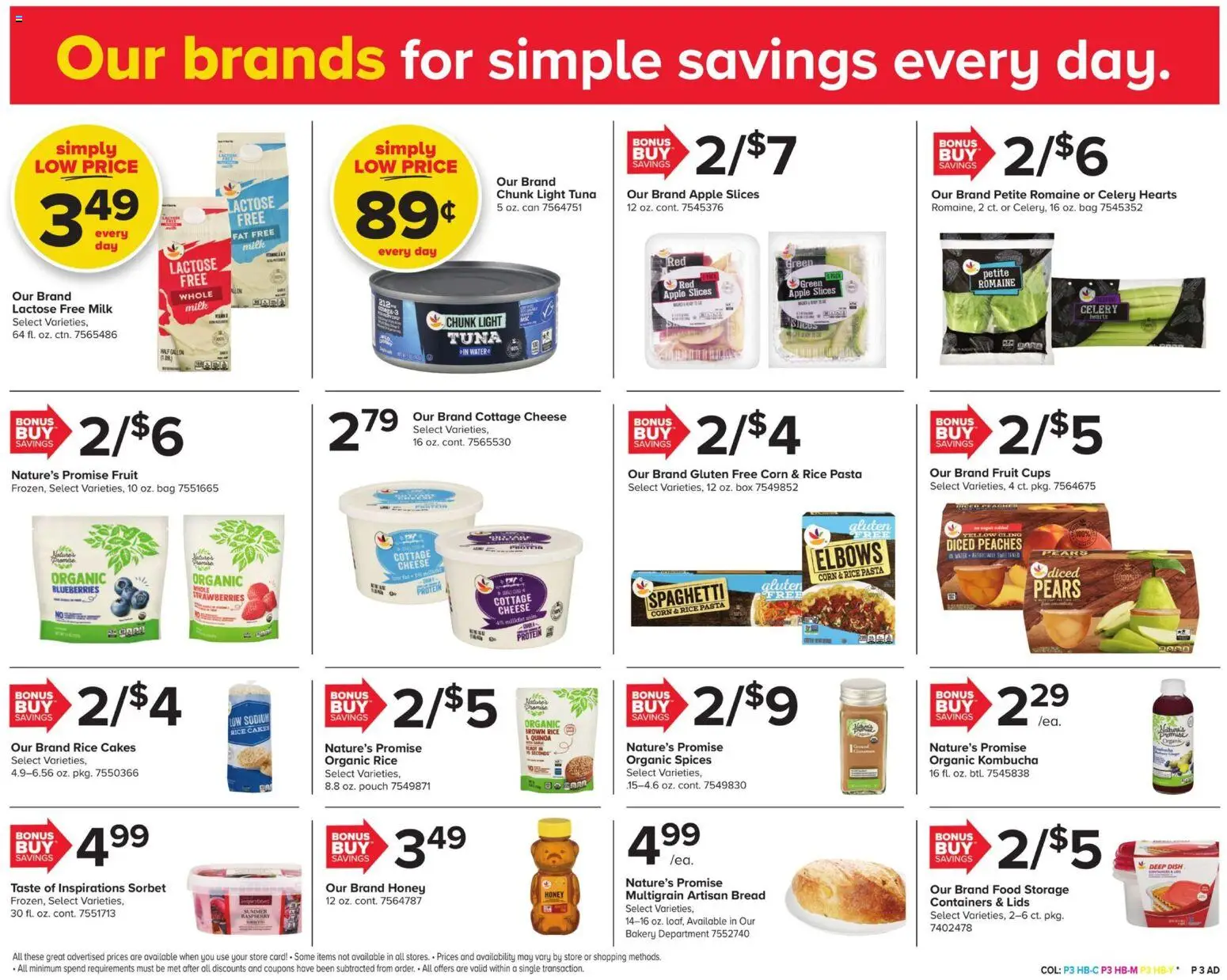 Giant Weekly Ad - valid from 09.01.2026 | Page: 3 | Products: Corn, Romaine, Peaches, Blueberries