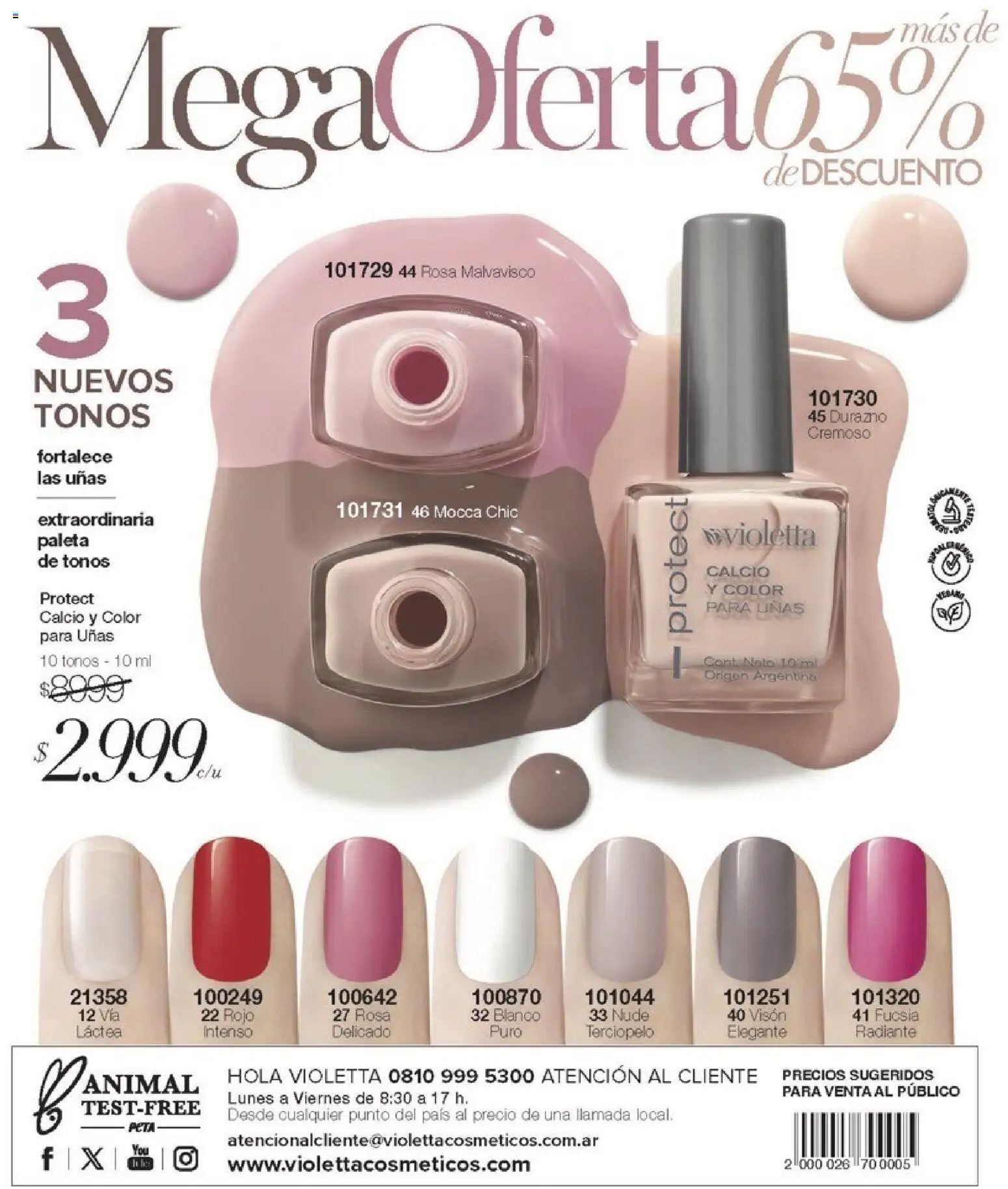 Violetta catálogo │ válido desde el 01.12.2025 | Página: 148 | Productos: Durazno, Paleta, Radiante