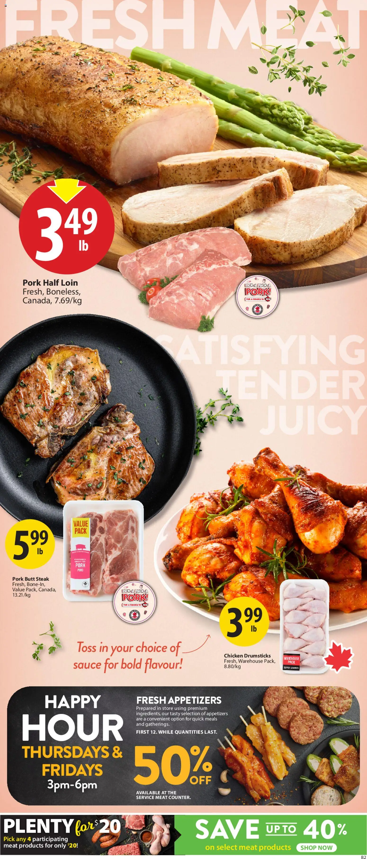 Save on foods flyer valid from 26.02.2026 | Page: 5 | Products: Chicken, Pork