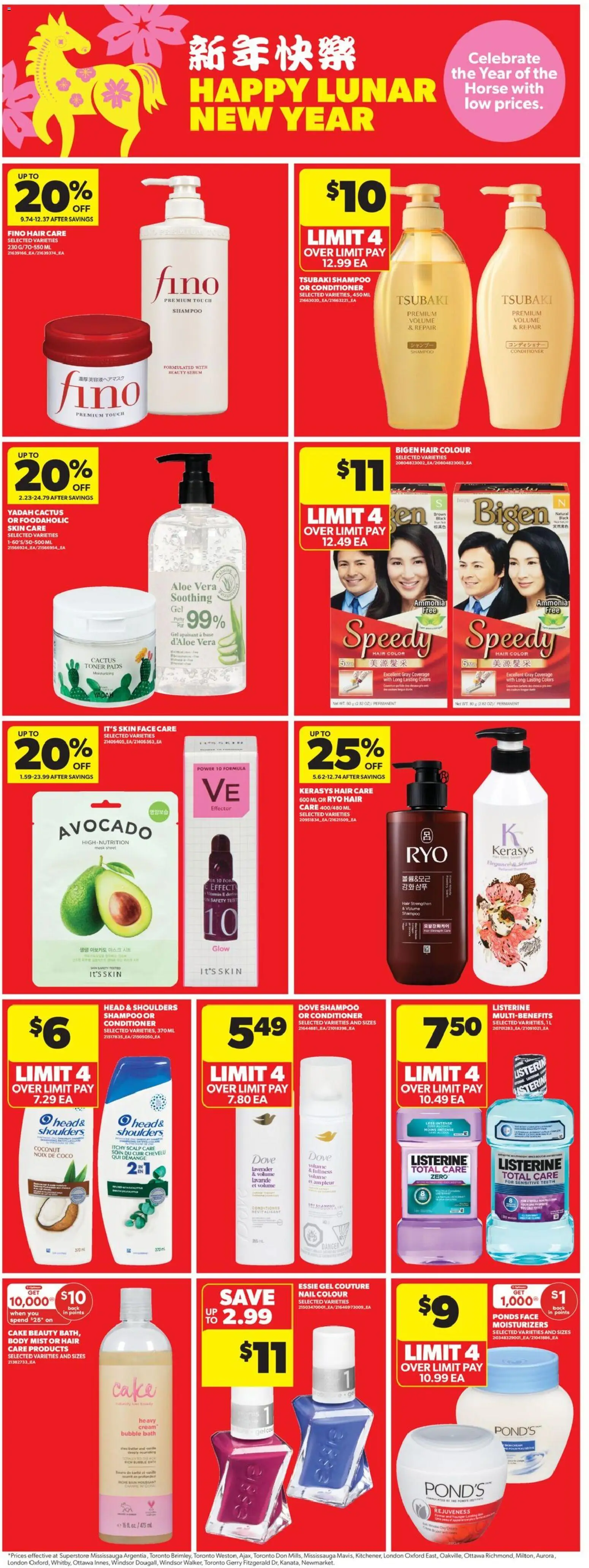 Real Canadian Superstore flyer valid from 15.01.2026 | Page: 22 | Products: Cream, Shampoo, Conditioner, Bubble bath
