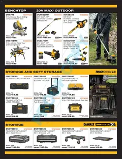 Preview of Mills Fleet Farm weekly ads valid from 02.02.2026 | Page: 3 | Products: Saw, Table Saw, Miter Saw, Blower