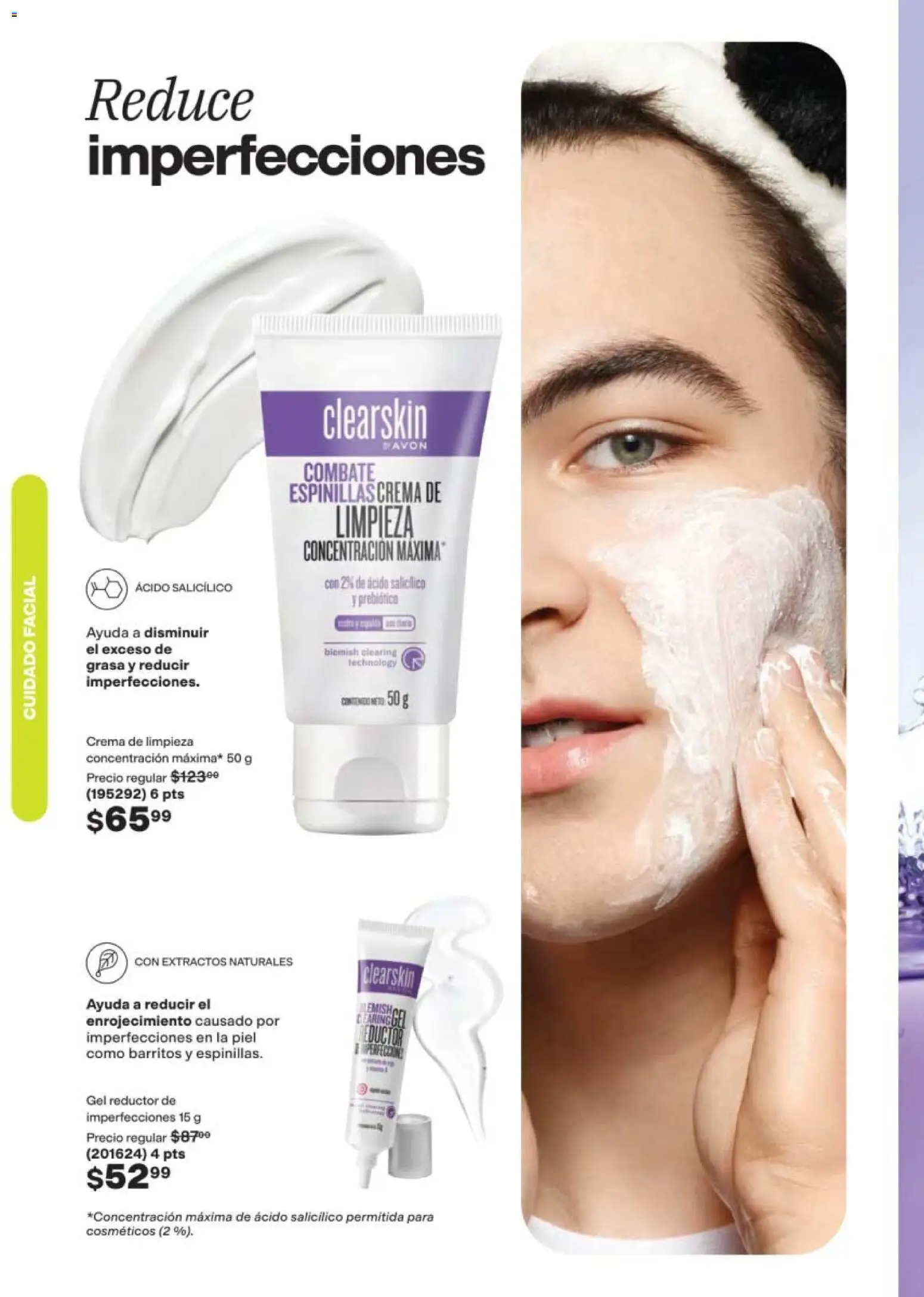 Nuevas ofertas de AVON válidas en toda la República Mexicana desde el 24.04.2026. ¡Encuentra las mejores ofertas en AVON campaña 7 2026! | Página: 142 | Productos: Crema de limpieza, Crema