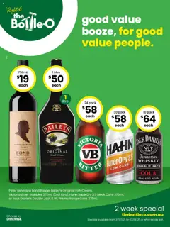 Preview of The Bottle-O Catalogue GLEN HUNTLY - valid from 21.07.2025