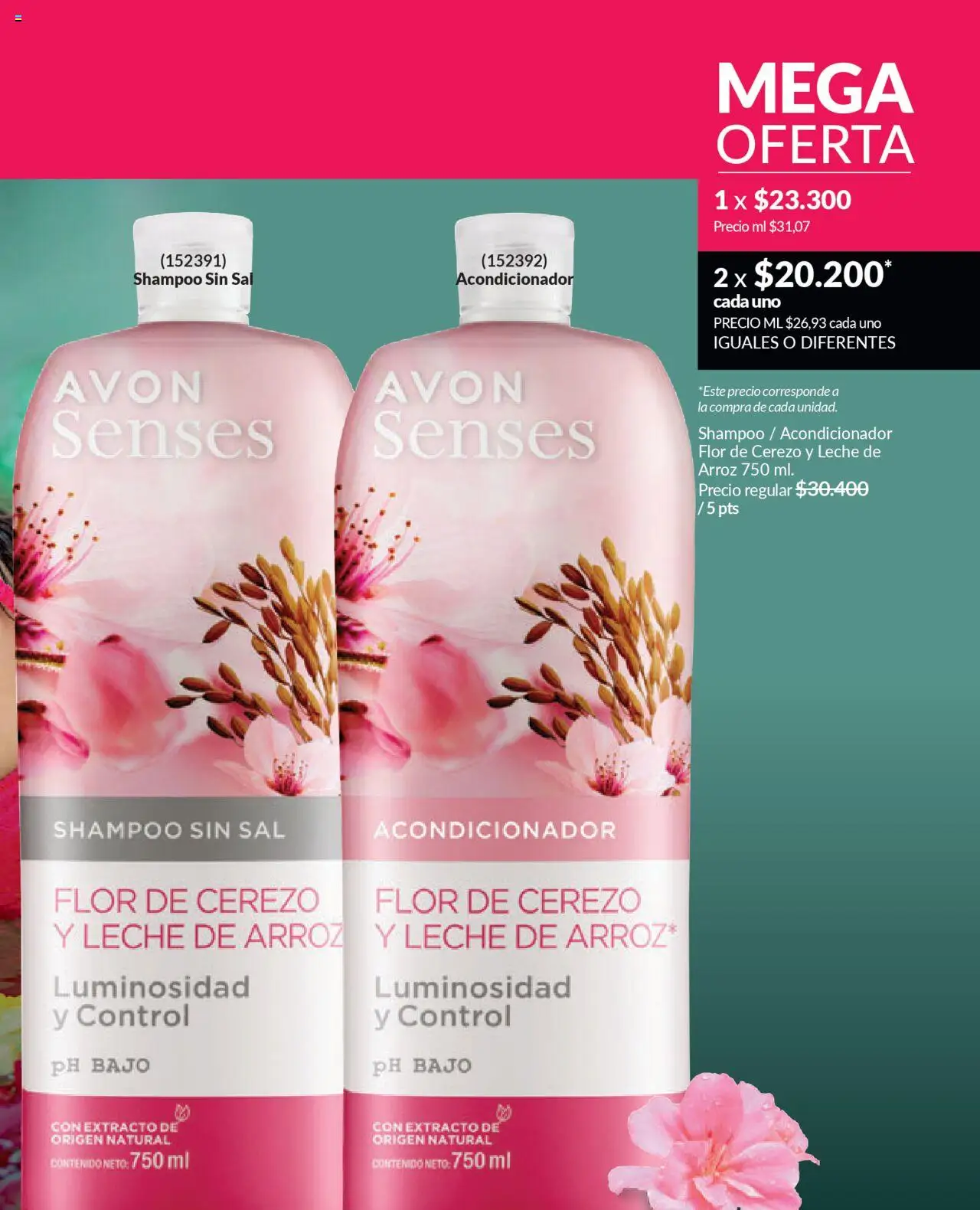 Avon revista - valida desde el 12.09.2025 | Página: 184 | Productos: Arroz, Sal, Acondicionador, Leche