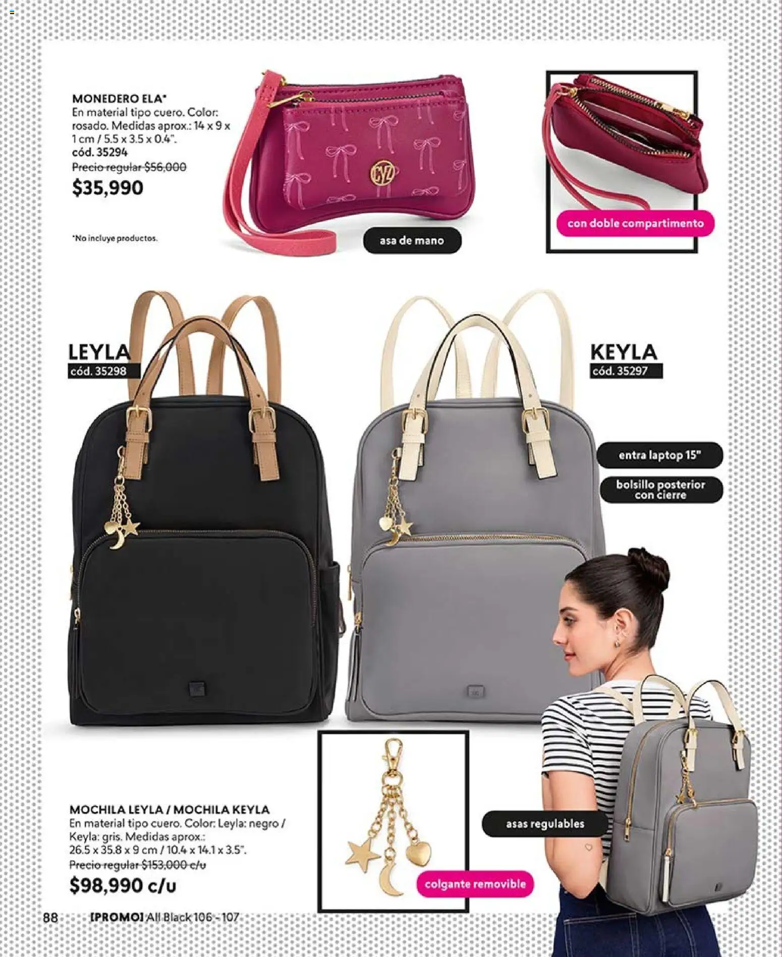 CyZone revista - valida desde el 03.04.2026 | Página: 88 | Productos: Mochila, Laptop, Monedero