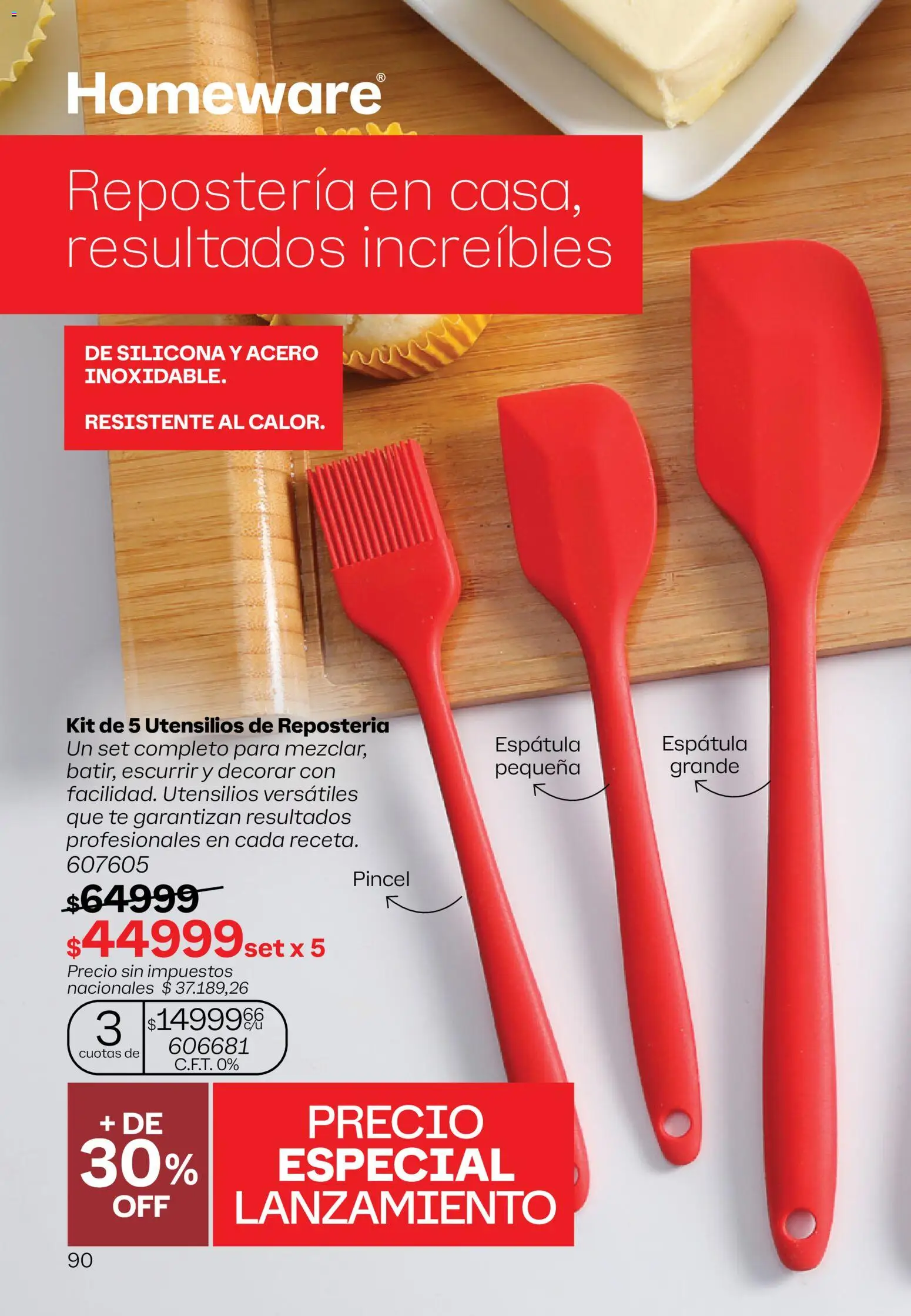 Tupperware Black Friday │ válido desde el 27.11.2025 | Página: 91 | Productos: Pincel, Espatula, Té