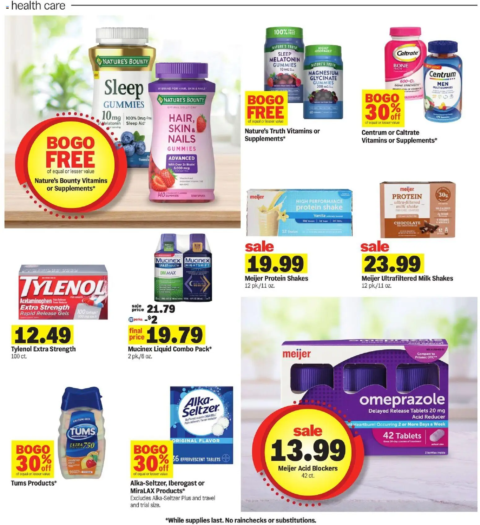 Meijer Weekly Ad - MI - valid from 11.02.2026 | Page: 23 | Products: Magnesium, Milk, Chocolate, Sugar