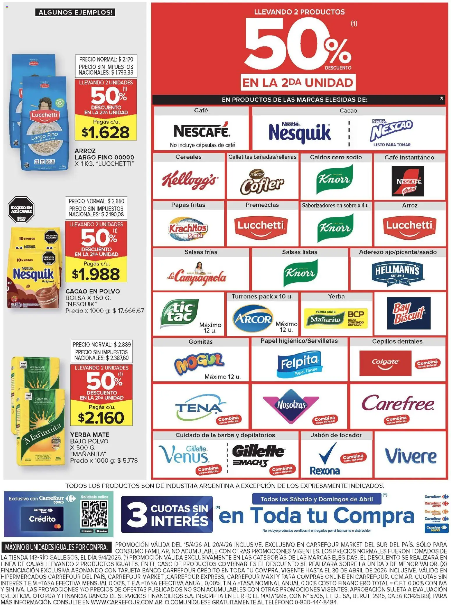 Carrefour Market catálogo │ válido desde el 15.04.2026 | Página: 5 | Productos: Bolsa, Mate, Jabón, Cereales