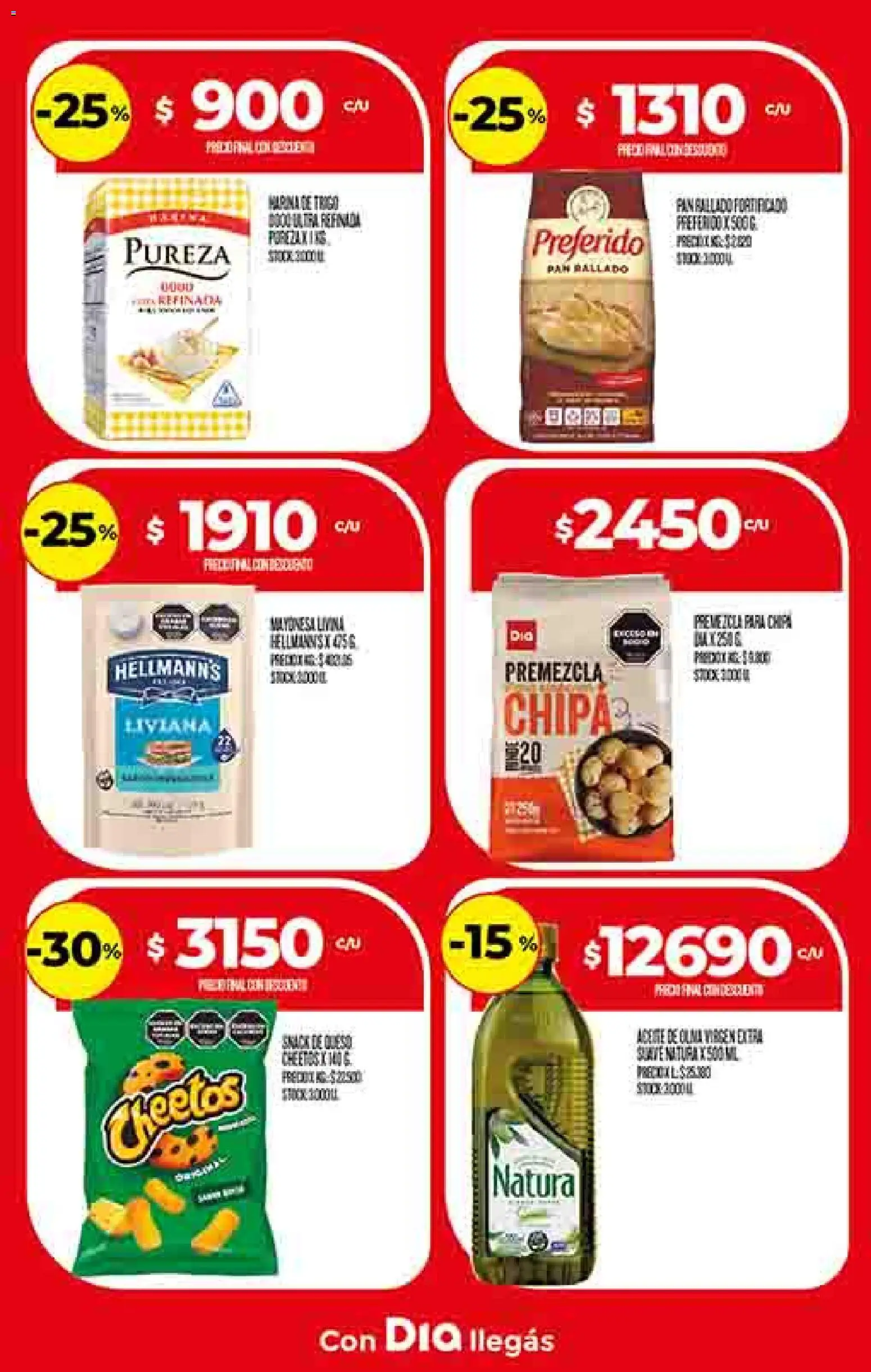 Supermercado DIA Ofertas │ válido desde el 29.10.2025 | Página: 16 | Productos: Harina, Mayonesa, Pan, Pan rallado