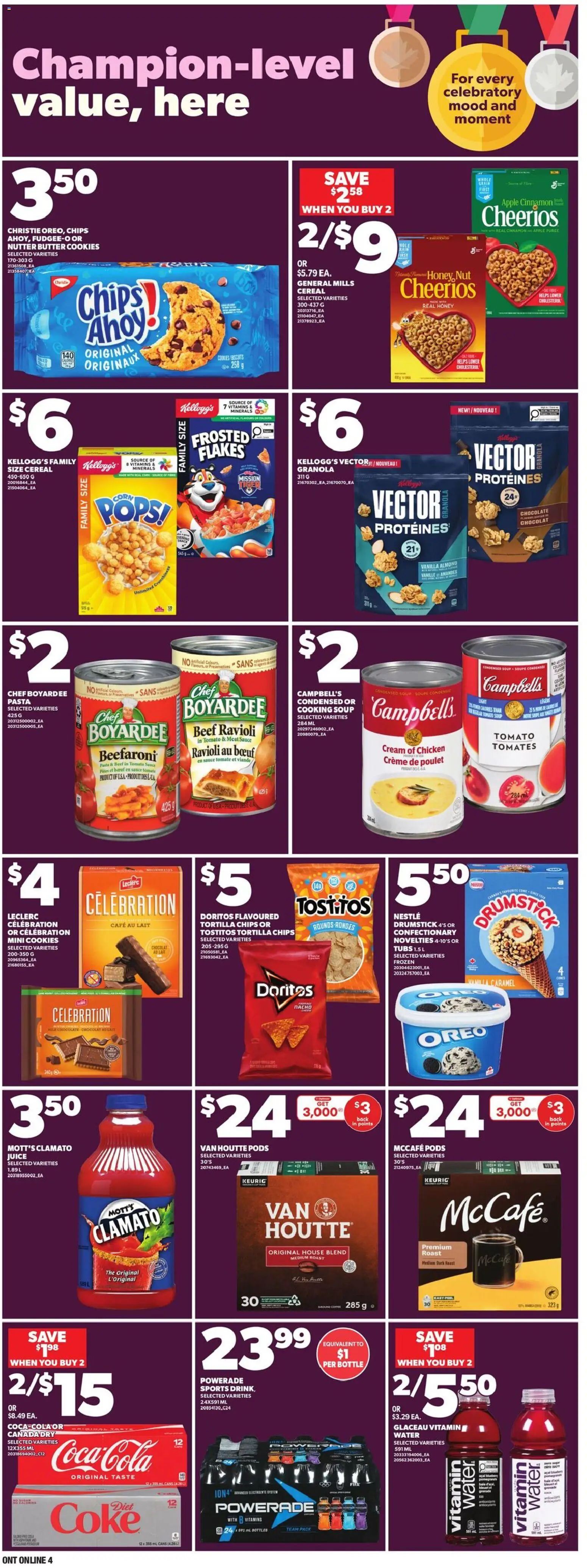 Independent Grocer flyer valid from 12.02.2026 | Page: 10 | Products: Pasta, Cream, Cookies, Juice
