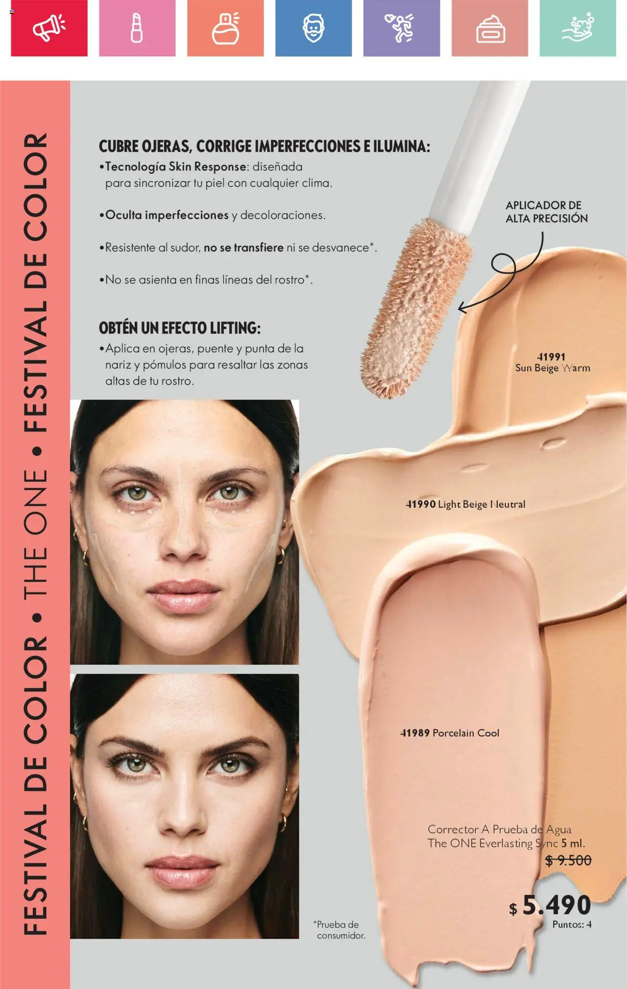 Oriflame catálogo │ válido desde el 21.06.2025 | Página: 14 | Productos: Agua, Corrector