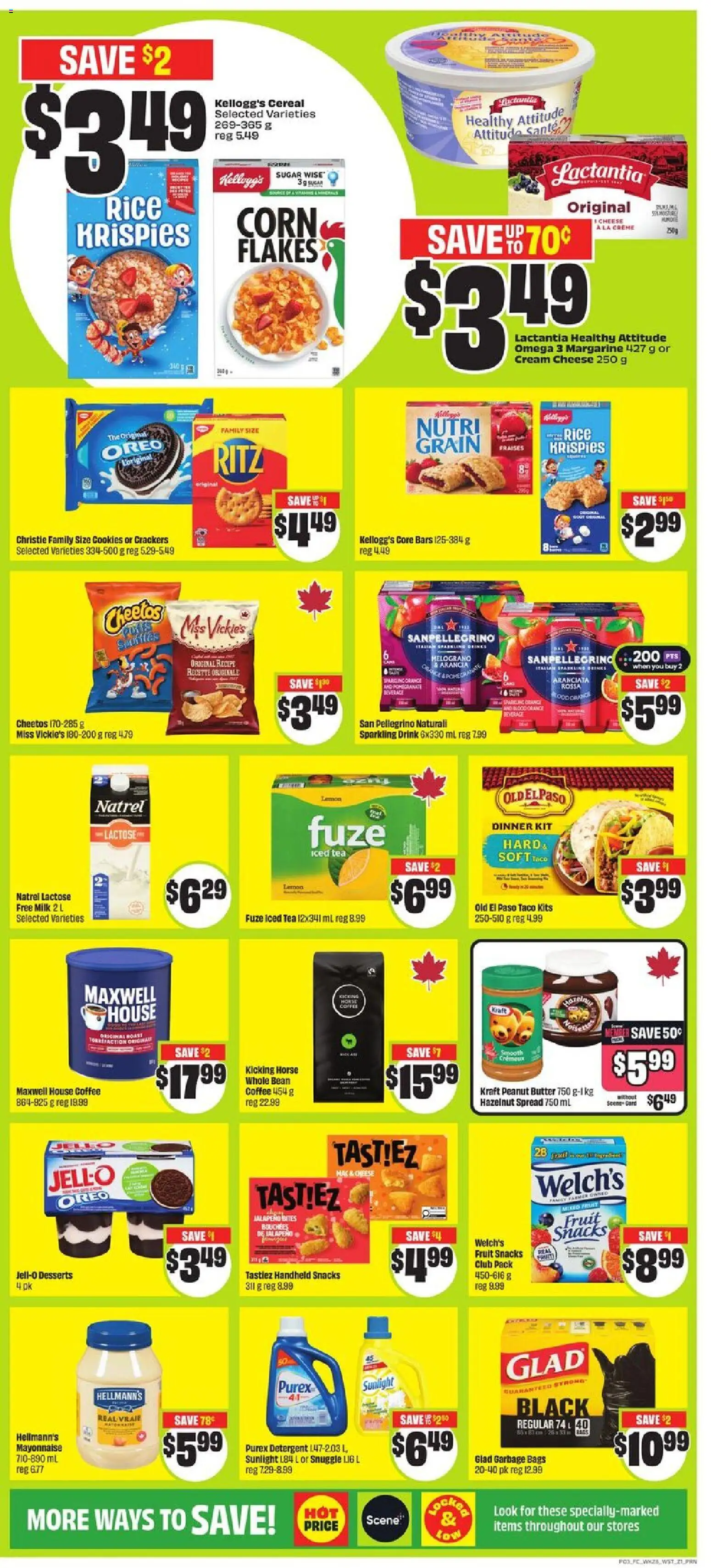 FreshCo flyer valid from 06.11.2025 | Page: 3 | Products: Rice, Cookies, Detergent, Butter
