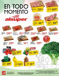 Vista previa de Alsuper - Folleto Laguna, nuevo folleto de la tienda, válido en México a partir del 26.09.2025