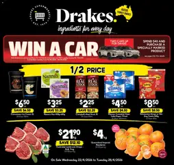 Preview of Drakes catalogue QLD - valid from 22.04.2026