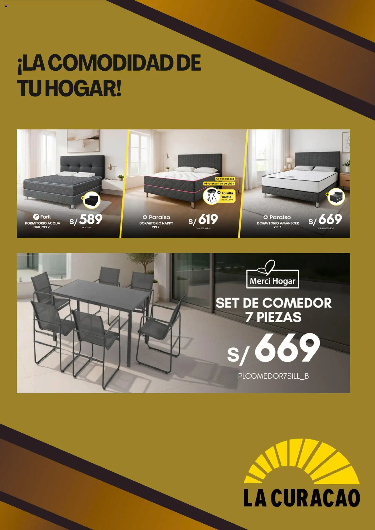 Catálogo La Curacao válido desde 23.02.2026 | Página: 5 | Productos: Colchón, Parrilla