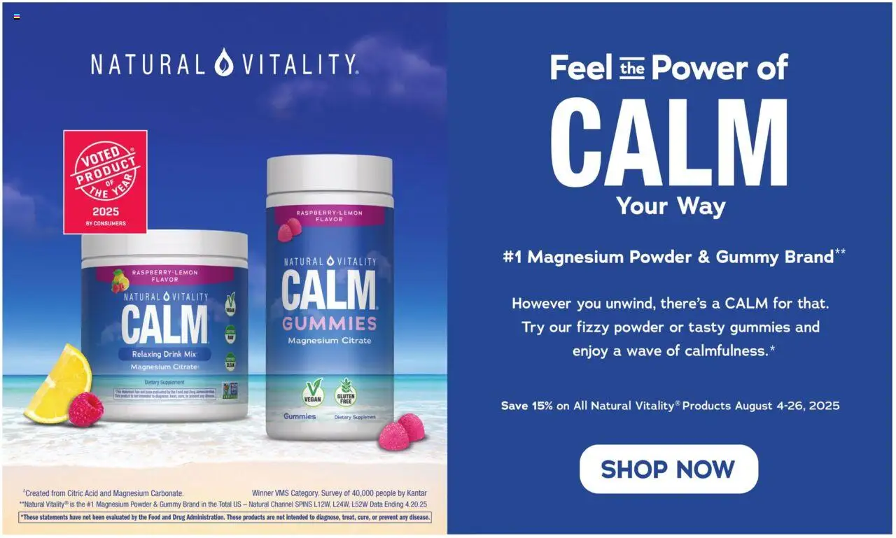 Fresh Thyme Weekly Ad - OH - valid from 30.07.2025 | Page: 10 | Products: Magnesium, Powder