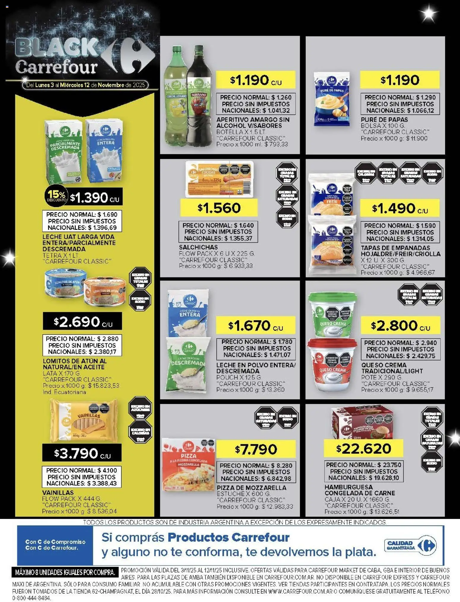Carrefour Market catálogo │ válido desde el 03.11.2025 | Página: 10 | Productos: Bolsa, Aceite, Té, Crema