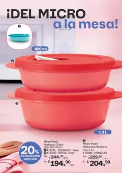 Vista previa de Tupperware catálogo, nuevo folleto de la tienda, válido en México a partir del 23.02.2026 | Página: 54 | Productos: Mesa