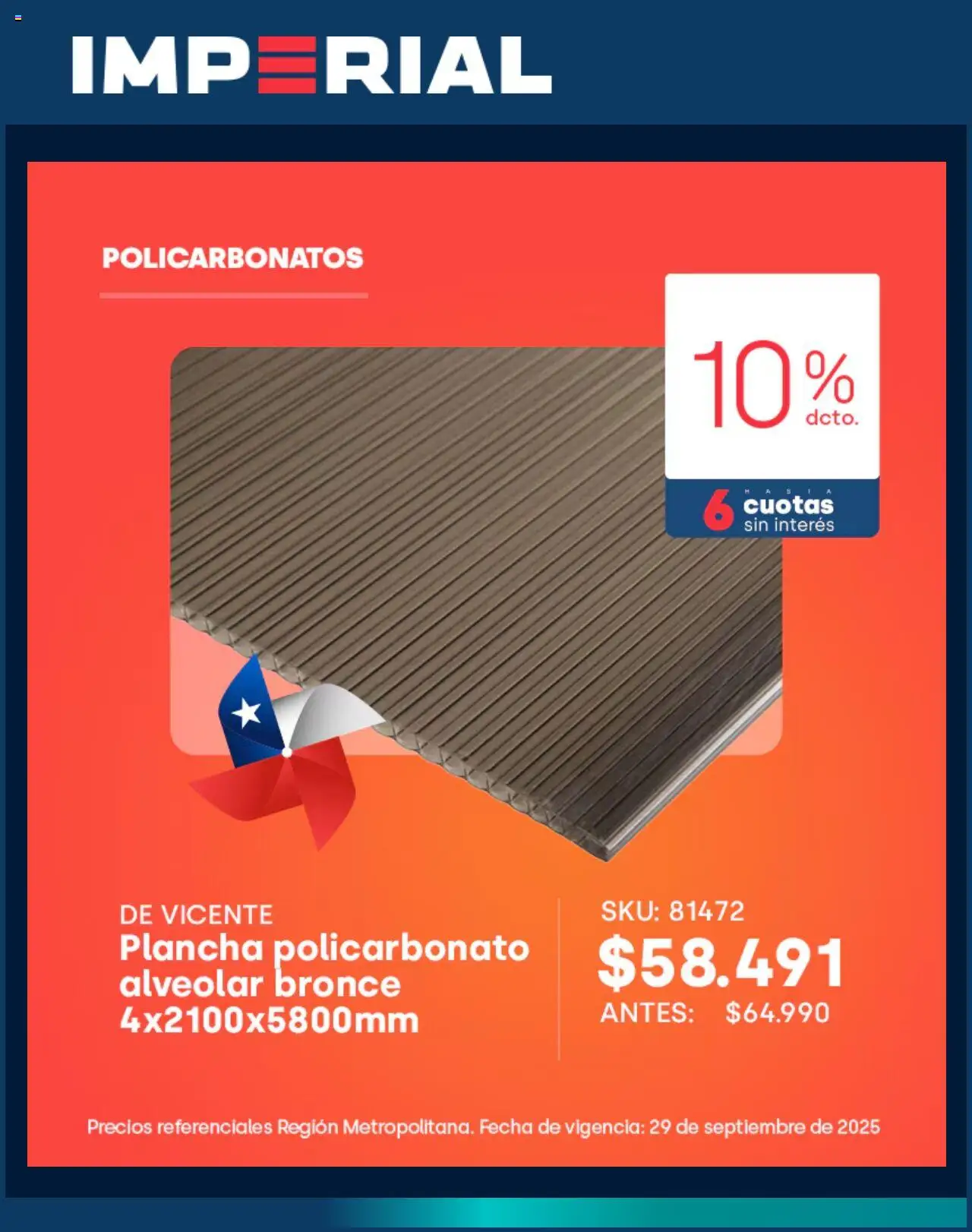 Imperial ofertas  │ válido desde el 16.09.2025 | Página: 5 | Productos: Plancha