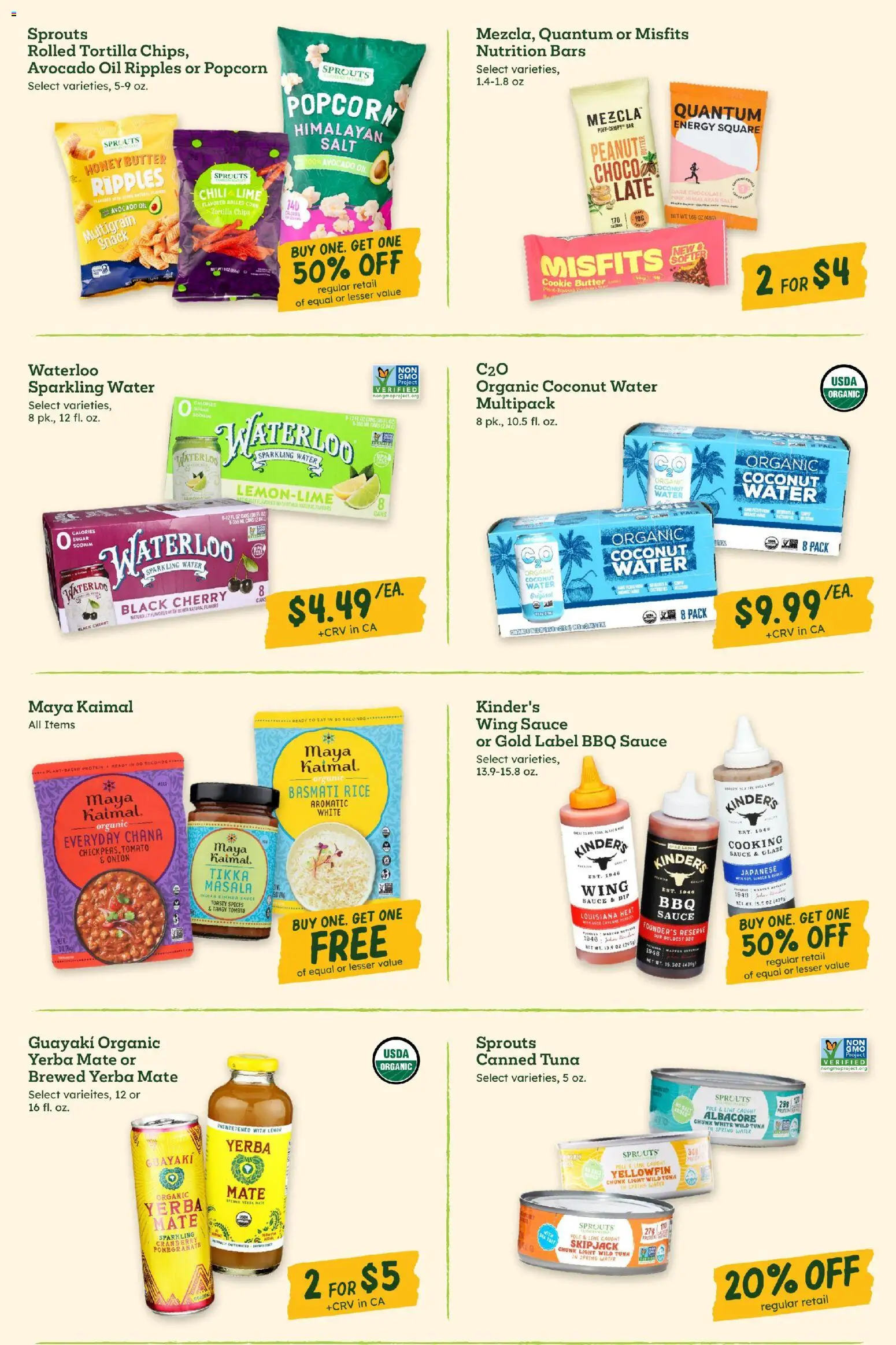 Sprouts Weekly Ad - valid from 04.03.2026 | Page: 8 | Products: Rice, Water, Sauce, Sugar
