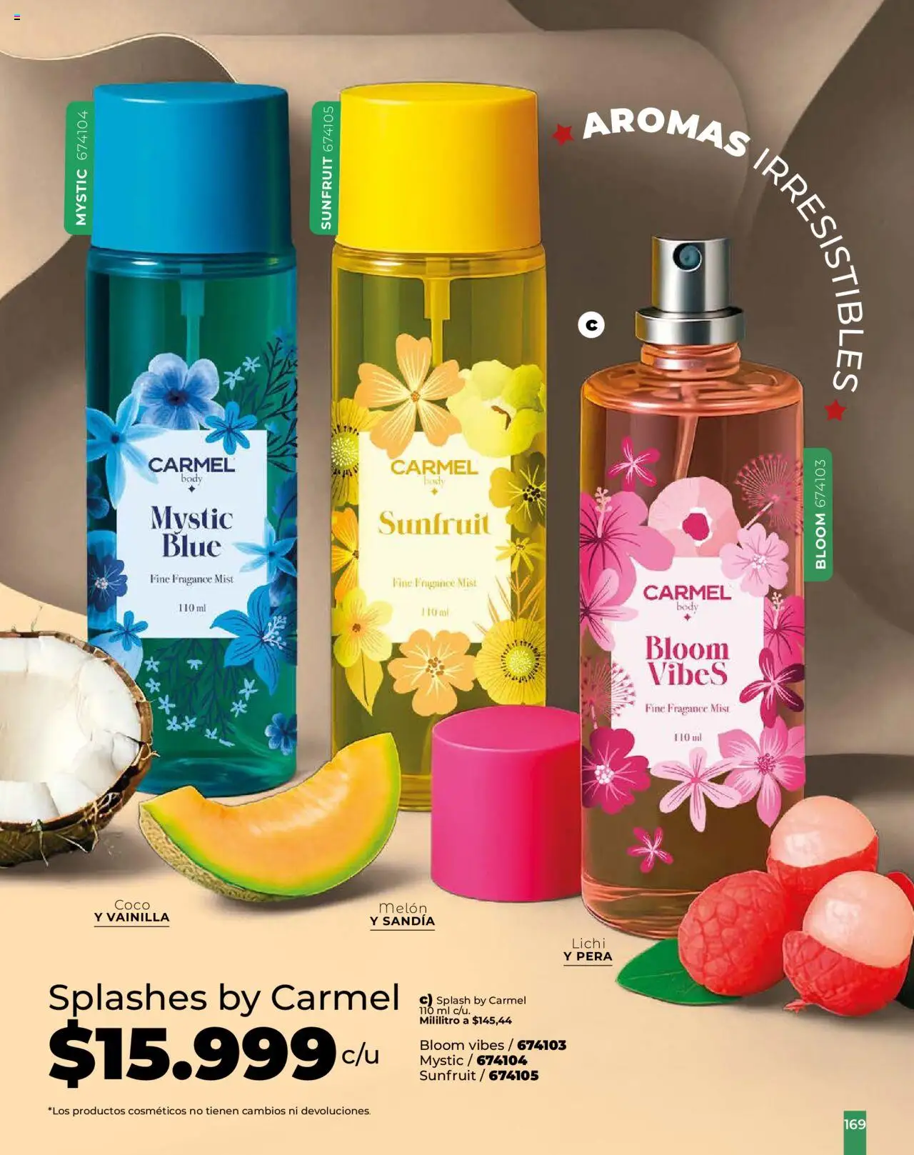 Carmel revista - valida desde el 25.09.2025 | Página: 173 | Productos: Body, Melón, Coco, Pera