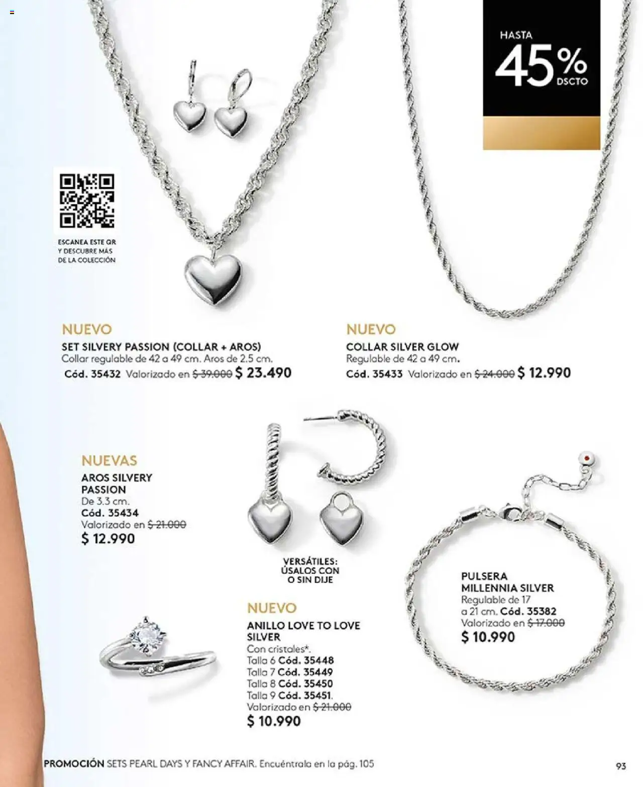 Catálogo Ésika Campaña 14 │ válido desde el 31.08.2025 | Página: 97 | Productos: Pulsera, Collar, Aros, Anillo