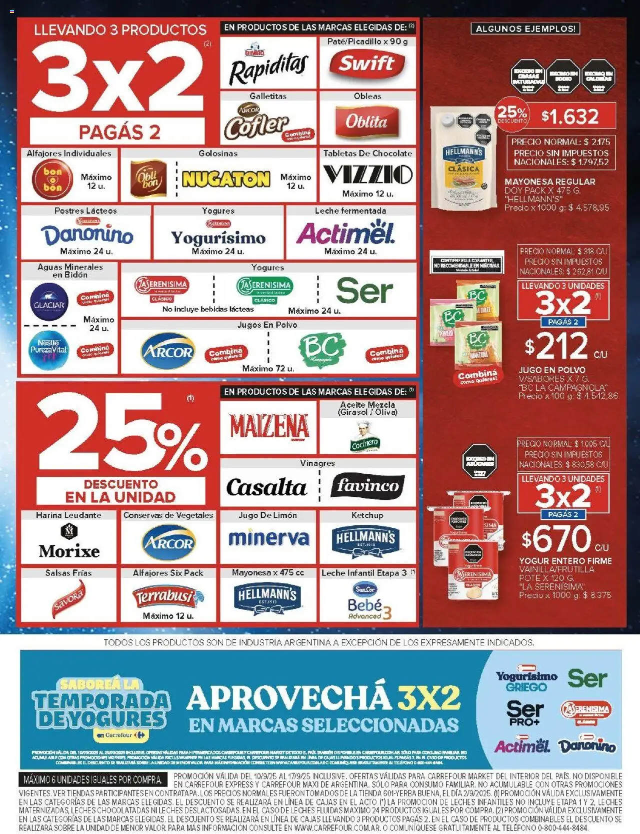 Carrefour ofertas - Catamarca │ válido desde el 10.09.2025 | Página: 34 | Productos: Galletitas, Aceite, Oliva, Yogur