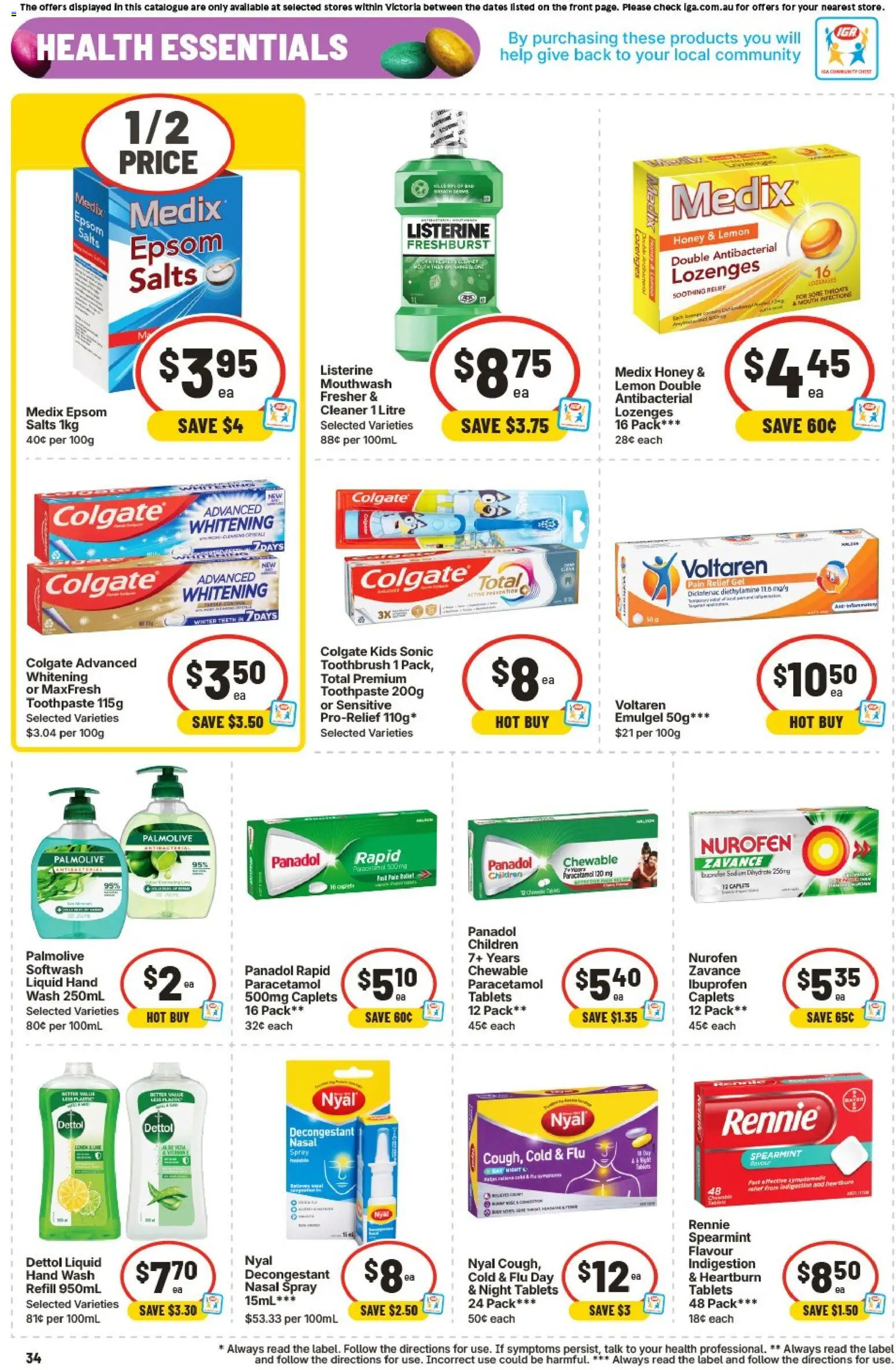 Ritchies catalogue - valid from 25.03.2026 | Page: 34 | Products: Cleaner, Tablets, Vitamin, Hand wash