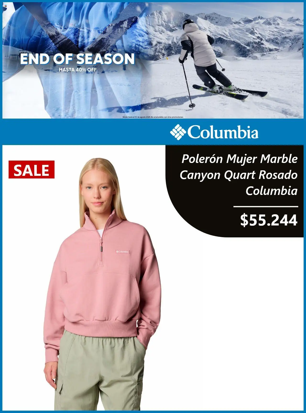 Columbia ofertas  │ válido desde el 08.08.2025 | Página: 5 | Productos: Poleron