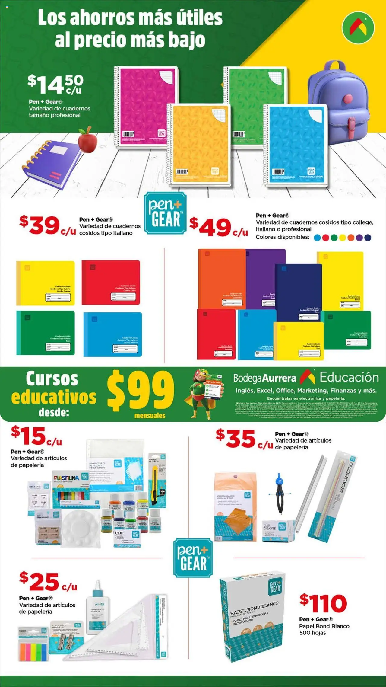 Nuevas ofertas de Bodega Aurrerá válidas en toda la República Mexicana desde el 24.07.2025. ¡Encuentra las mejores ofertas en Bodega Aurrerá - Folleto Los ahorros más útiles! | Página: 2 | Productos: Pegamento