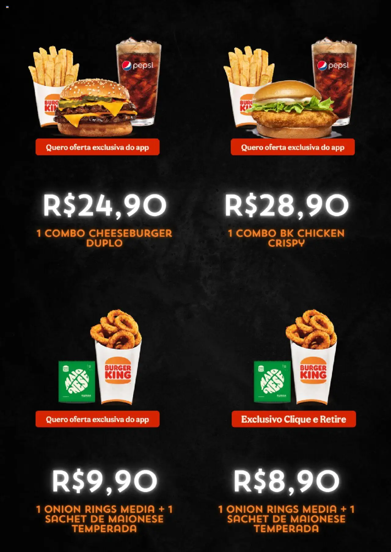 Burger King Folheto - válido de 06.05.2025 | Página: 5 | Produtos: Maiô, Maionese
