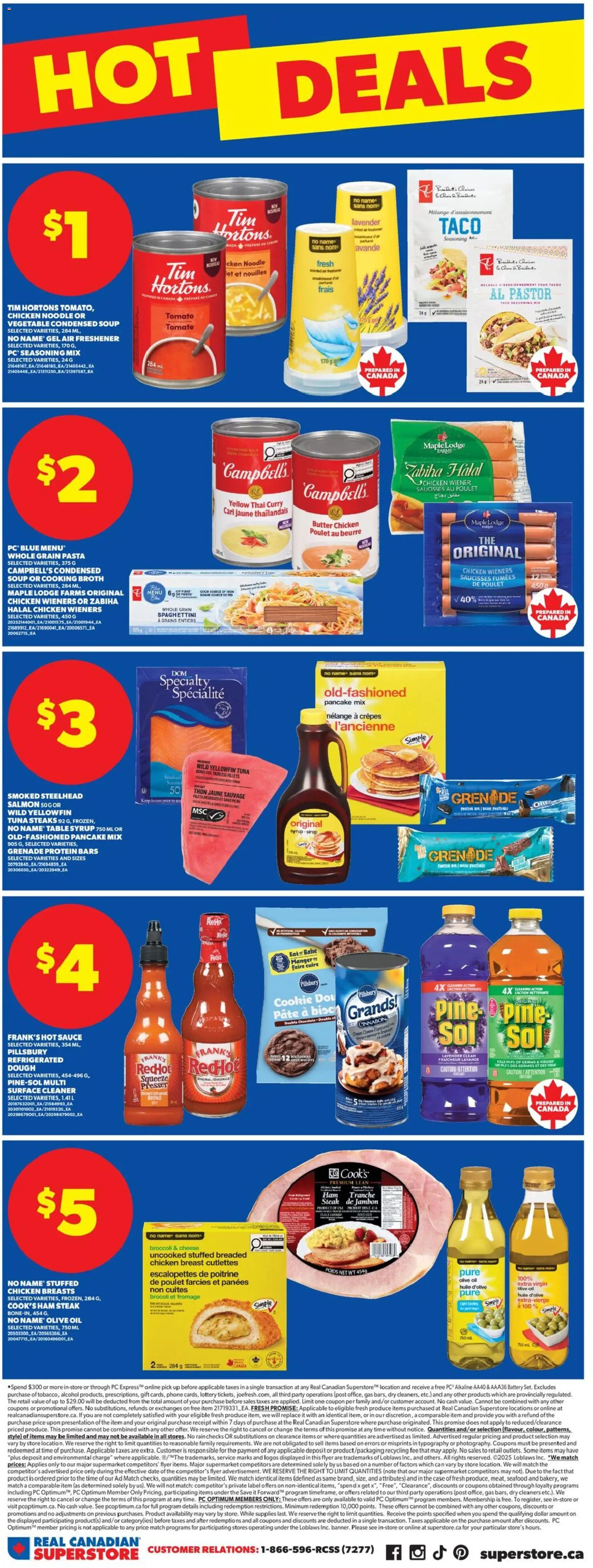 Real Canadian Superstore flyer valid from 18.12.2025 | Page: 15 | Products: Pasta, Cream, Case, Table