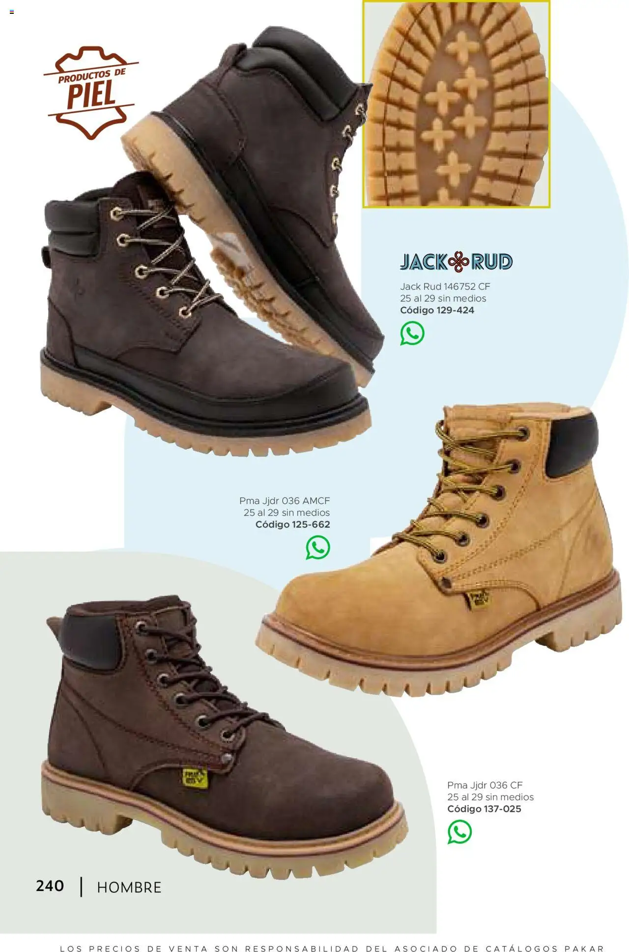 Nuevas ofertas de SC Pakar válidas en toda la República Mexicana desde el 24.07.2025. ¡Encuentra las mejores ofertas en SC Pakar - Catálogo Hombre otoño / invierno! | Página: 240