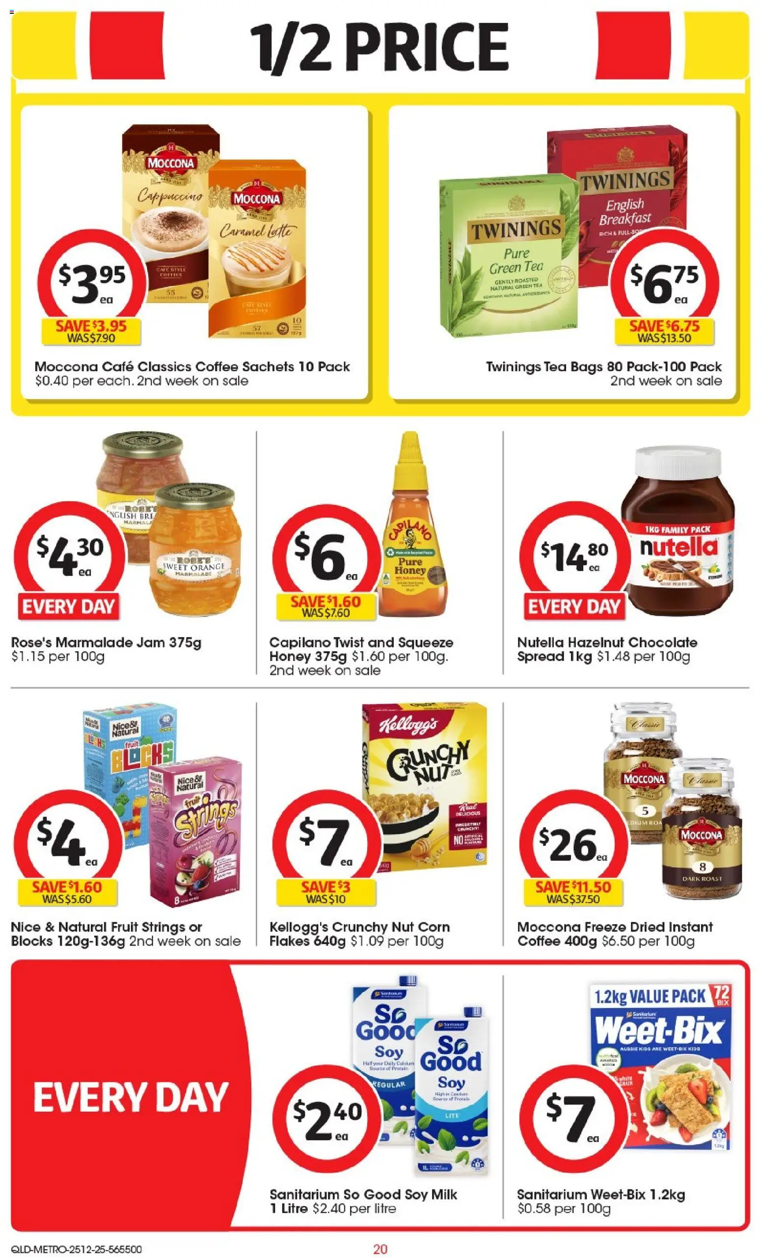 Coles catalogue - valid from 25.12.2025 | Page: 21 | Products: Milk, Coffee, Honey, Tea