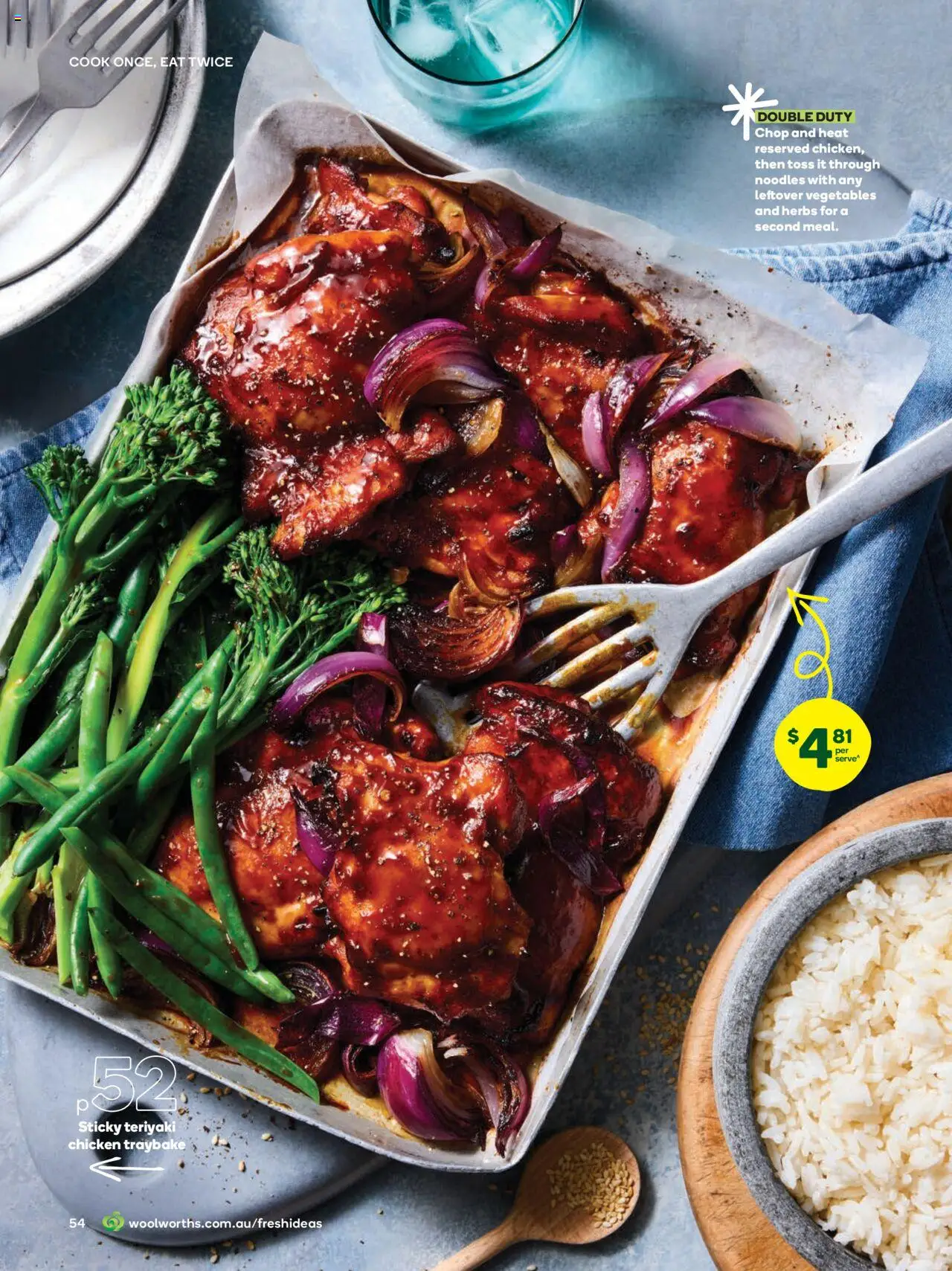 Woolworths catalogue - valid from 01.07.2025 | Page: 54 | Products: Chicken, Noodles, Vegetables