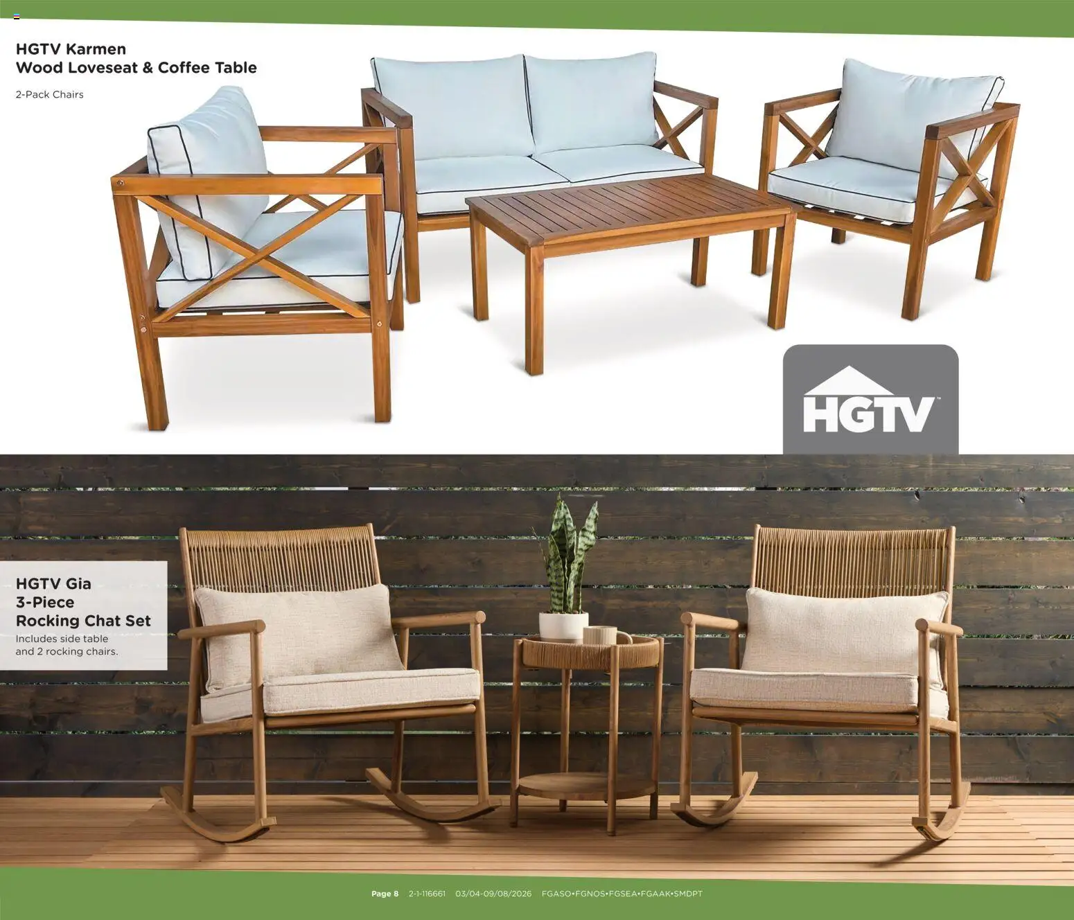 Fred Meyer Home & Apparel - valid from 04.03.2026 | Page: 8 | Products: Coffee table, Table, Coffee, Loveseat