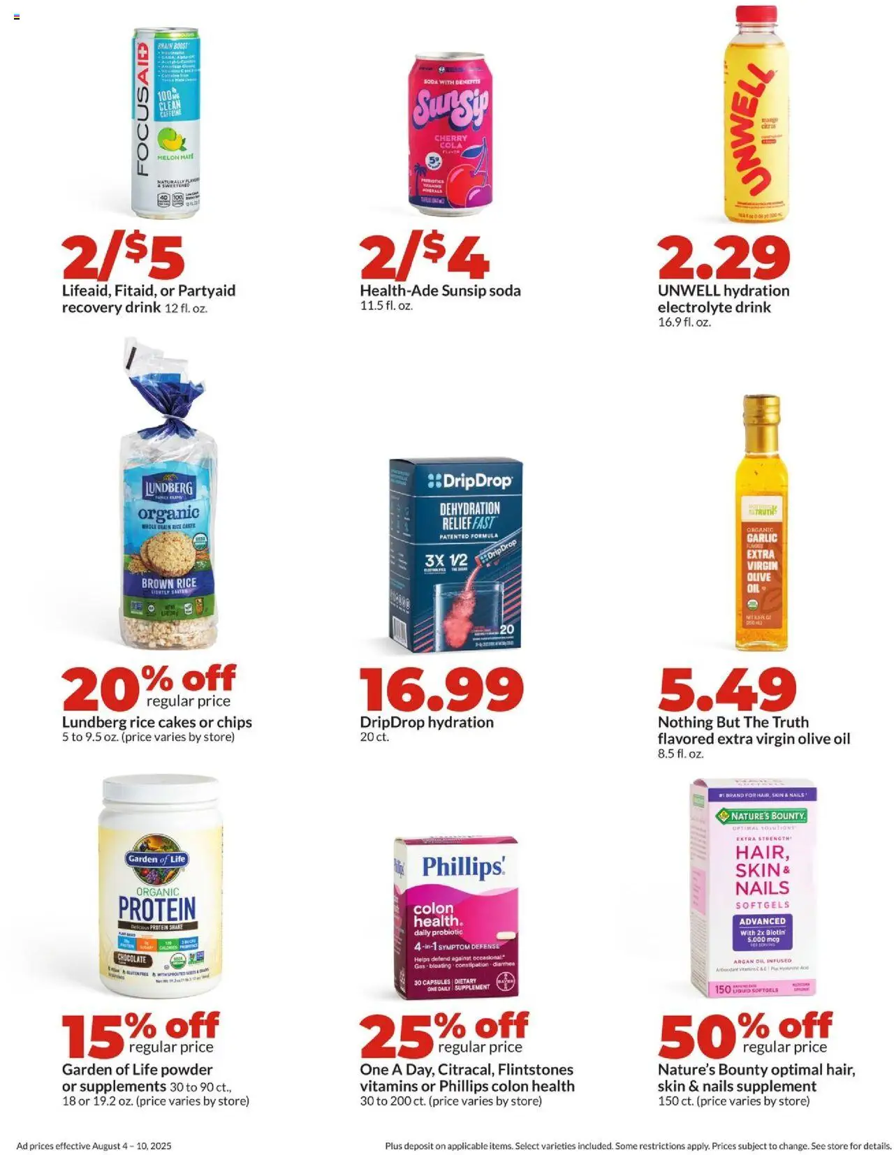 HyVee Weekly Ad - valid from 04.08.2025 | Page: 31 | Products: Powder, Oil, Chocolate, Chips
