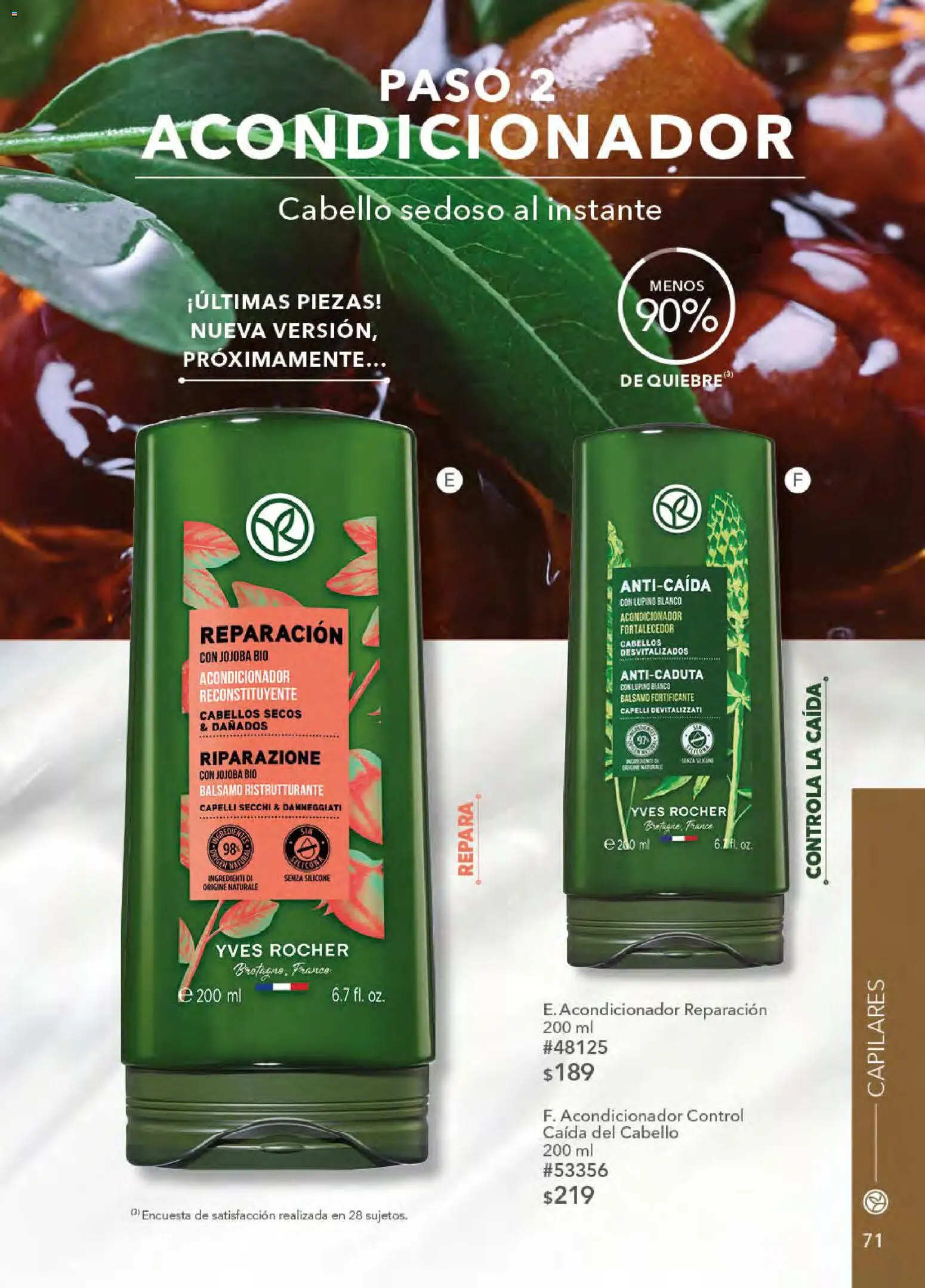 Nuevas ofertas de Yves Rocher válidas en toda la República Mexicana desde el 21.04.2026. ¡Encuentra las mejores ofertas en Yves Rocher campaña 6 2026! | Página: 73 | Productos: Bálsamo, Acondicionador