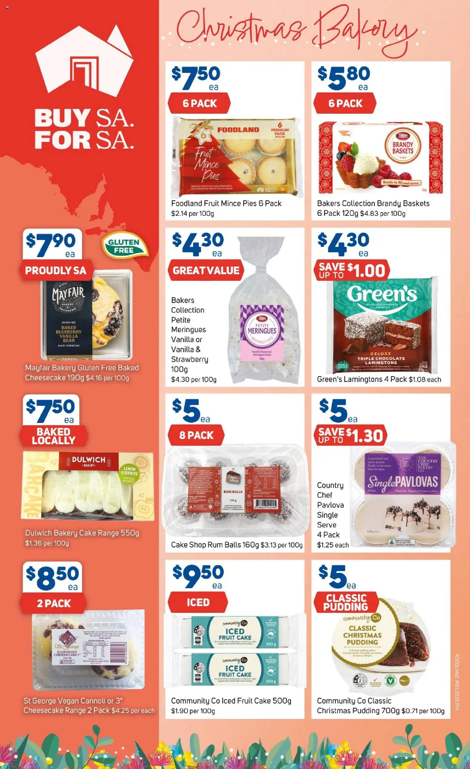 Foodland catalogue - valid from 10.12.2025 | Page: 14 | Products: Chocolate, Pudding, Raspberry, Pavlova