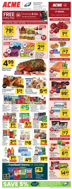 Preview of Acme weekly ads valid from 19.09.2025