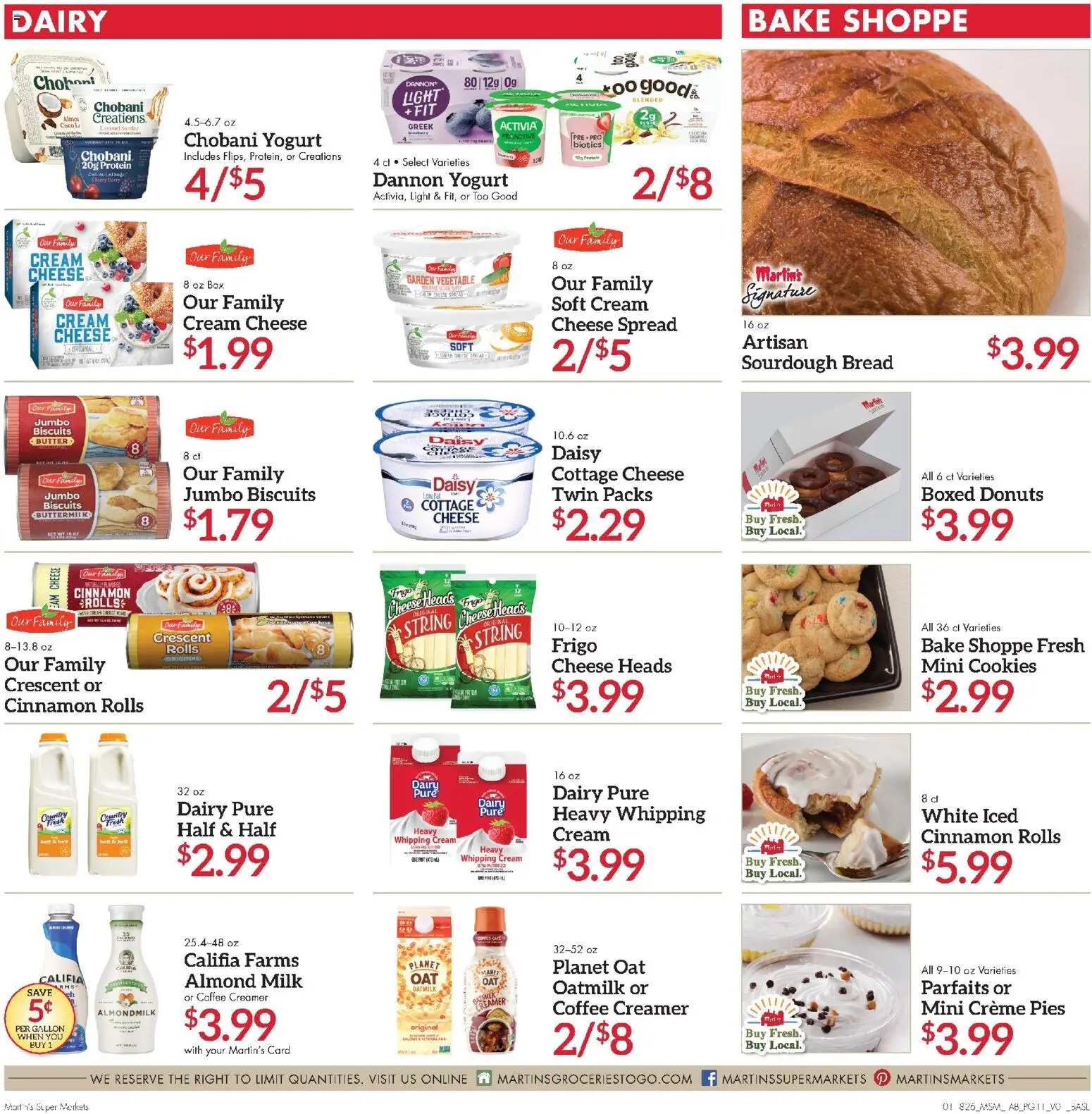 Martin’s Weekly Ad - valid from 18.01.2026 | Page: 11 | Products: Cheese, Yogurt, Coffee, Cookies