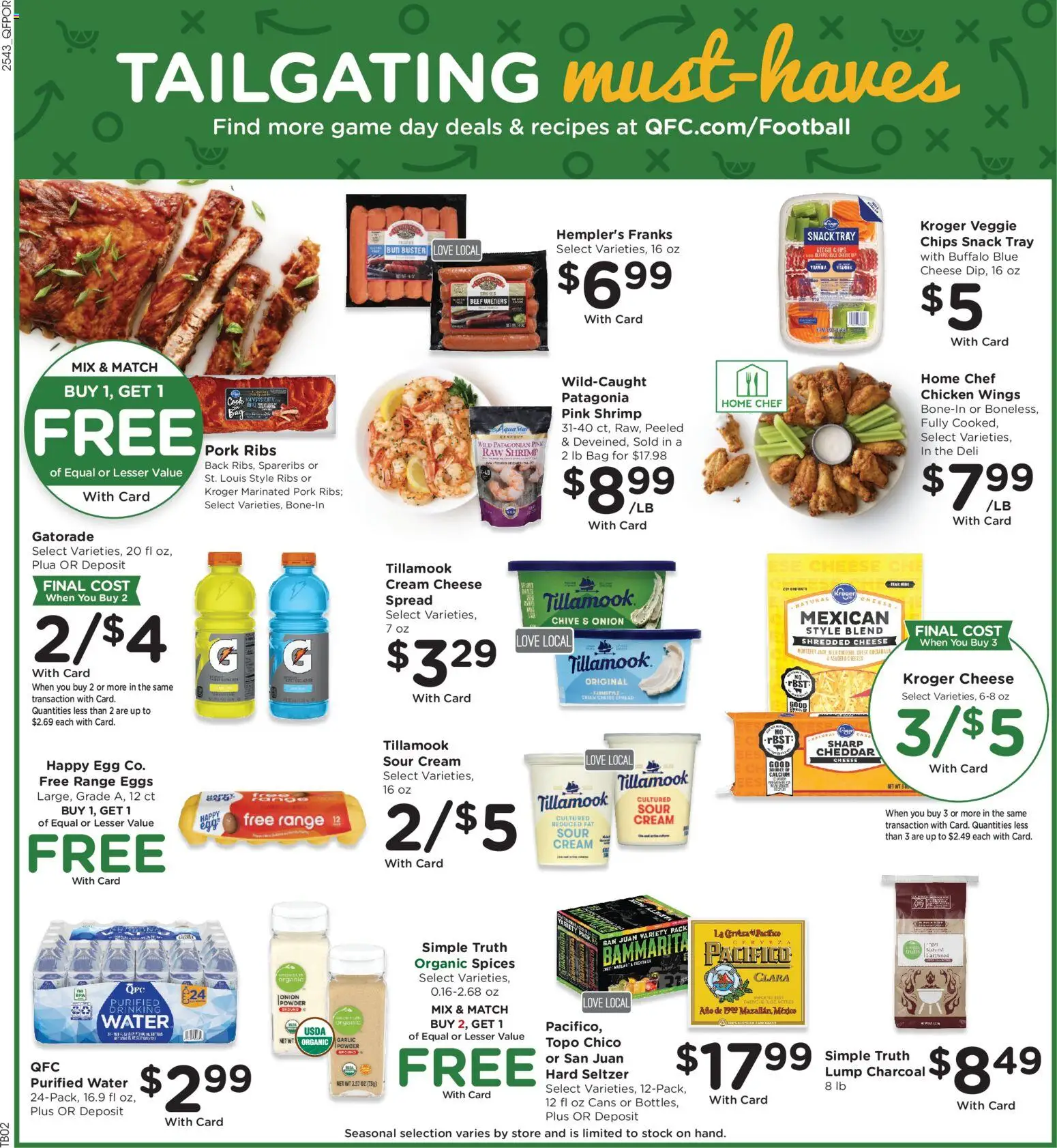 QFC Weekly Ad - OR - valid from 28.11.2025 | Page: 4 | Products: Beef, Cream, Water, Garlic