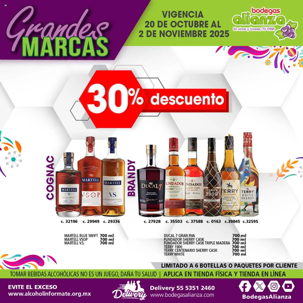 Nuevas ofertas de Bodegas Alianza válidas en toda la República Mexicana desde el 20.10.2025. ¡Encuentra las mejores ofertas en Bodegas Alianza catálogo Las ofertas de la semana! | Página: 7
