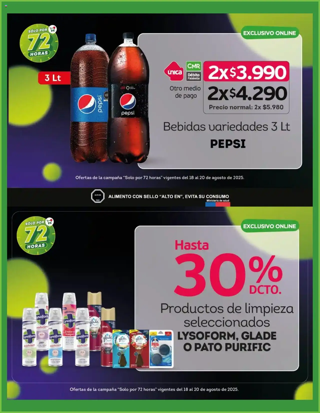 Tottus ofertas  │ válido desde el 18.08.2025 | Página: 6 | Productos: Desinfectante, Campana